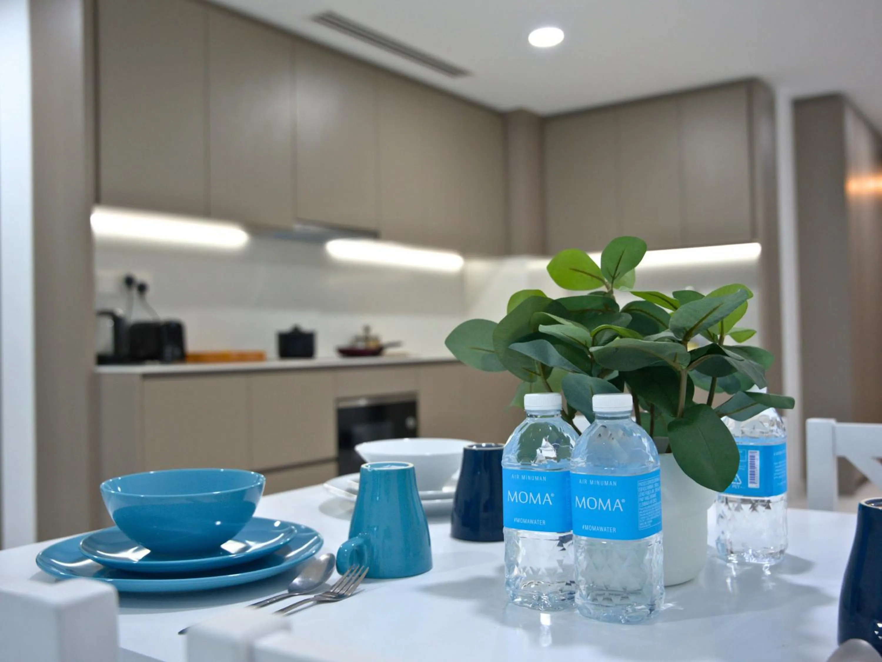 Kitchen or kitchenette in Eaton Residence Yemala