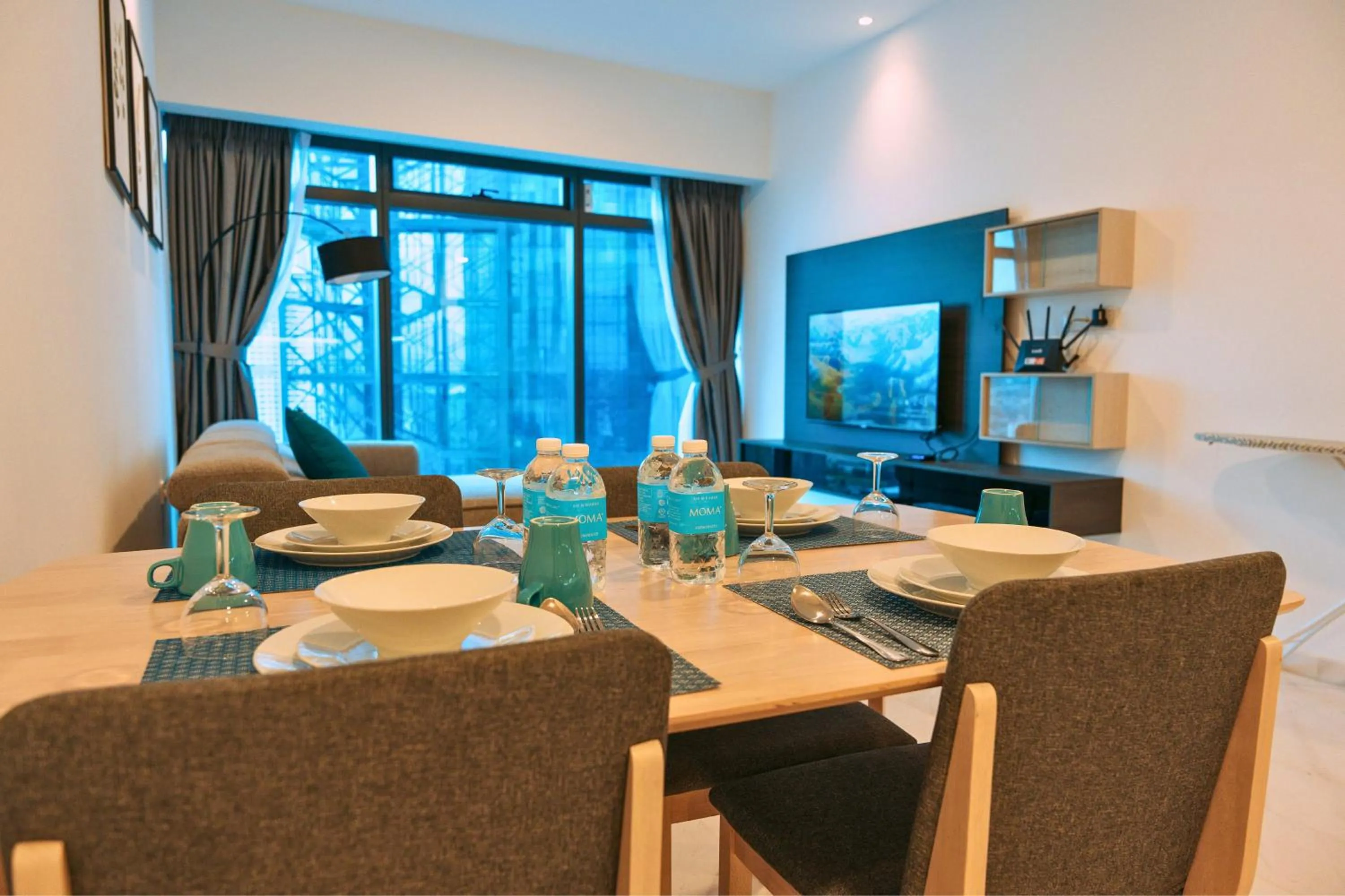 Dining area in Eaton Residence Yemala