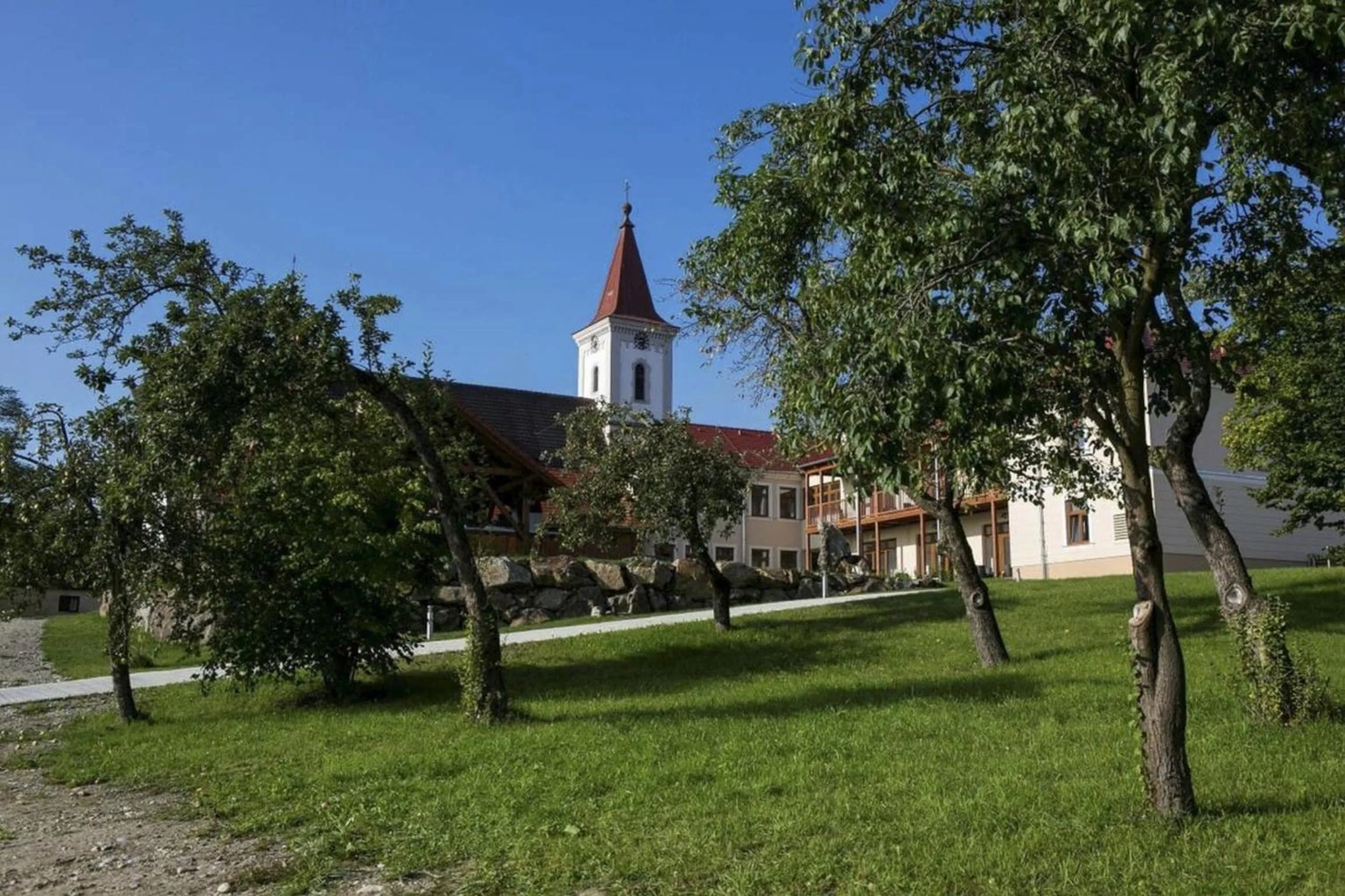 Garden in Apartmány U Anděla