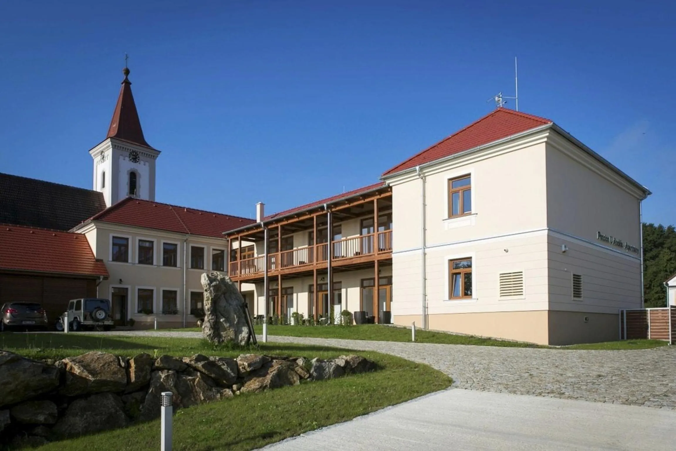 Garden in Apartmány U Anděla