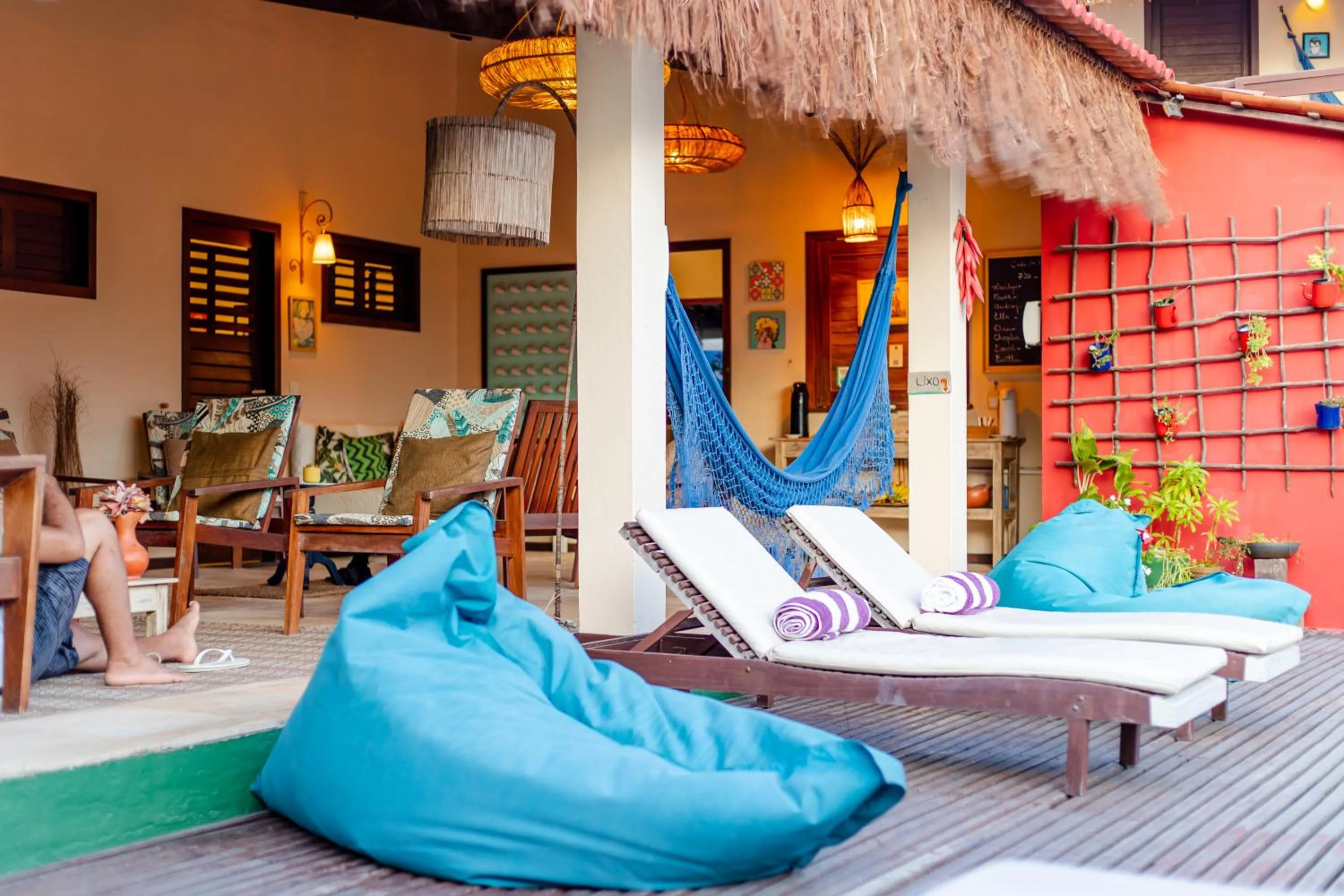 Patio in Pousada La Vie Jeri