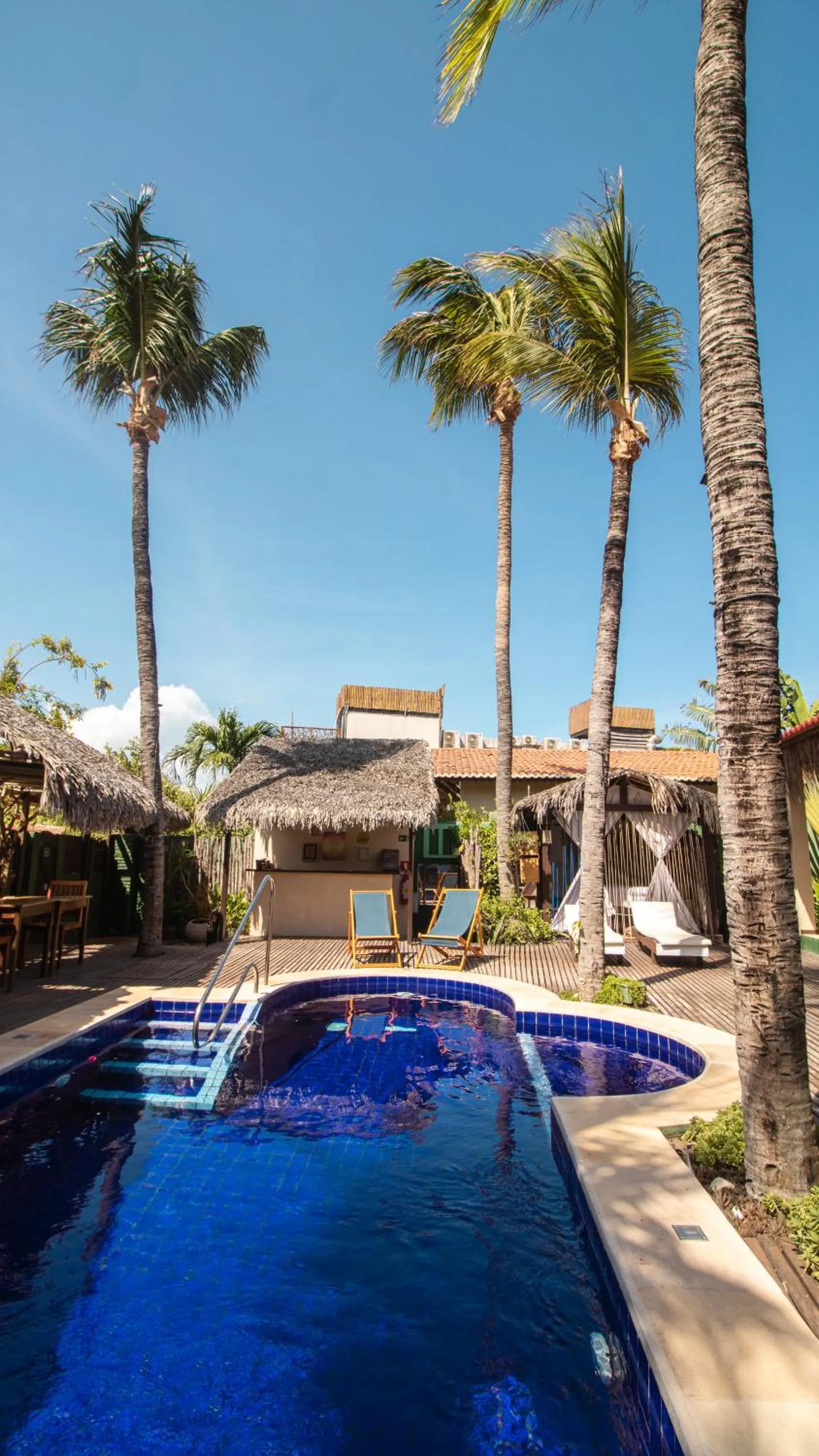 Swimming pool in Pousada La Vie Jeri