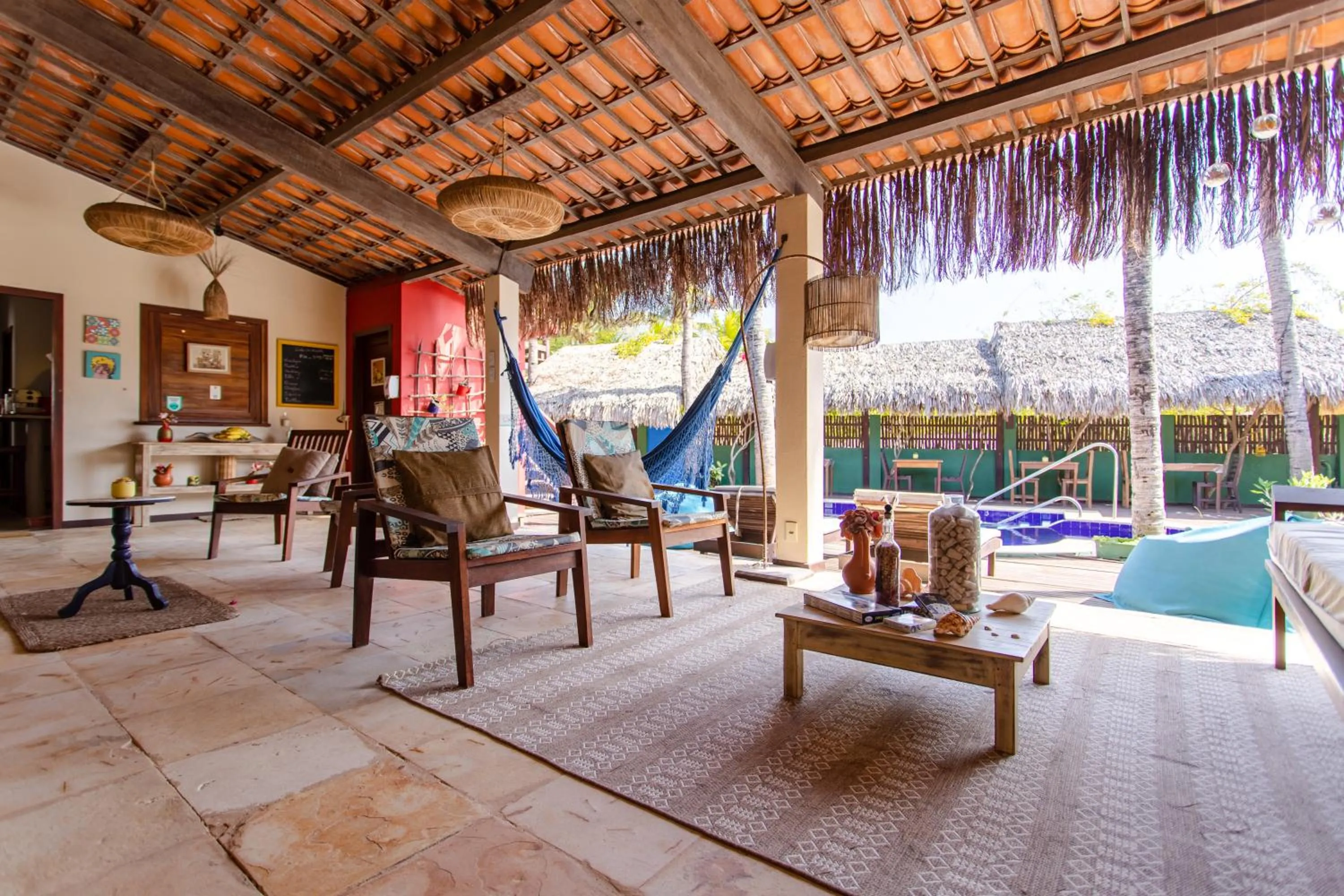 Patio in Pousada La Vie Jeri