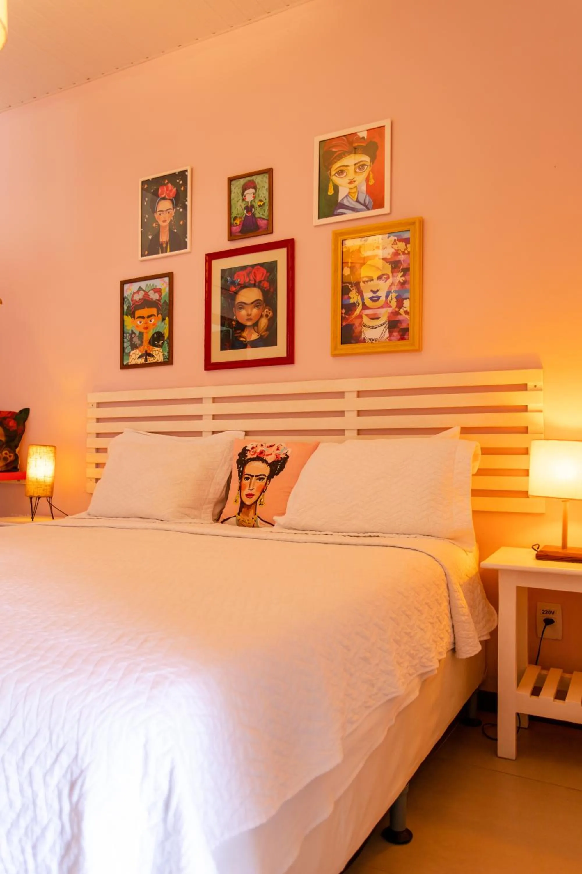 Bed in Pousada La Vie Jeri