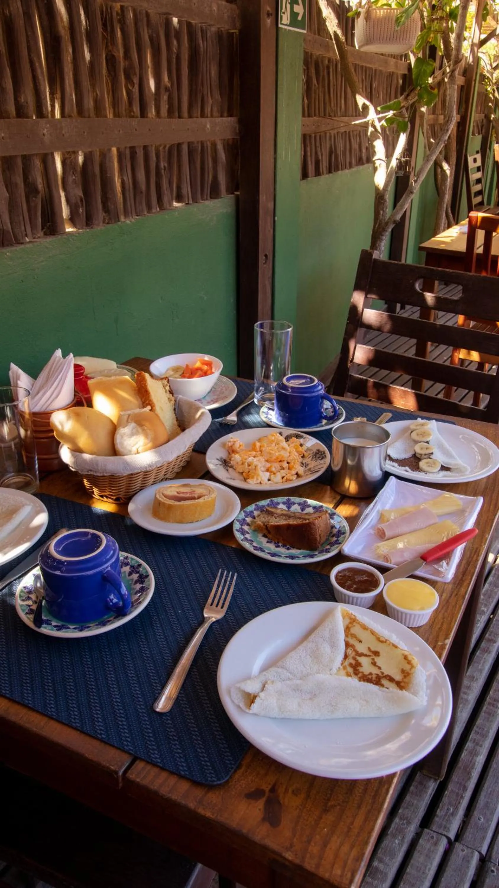 Breakfast in Pousada La Vie Jeri