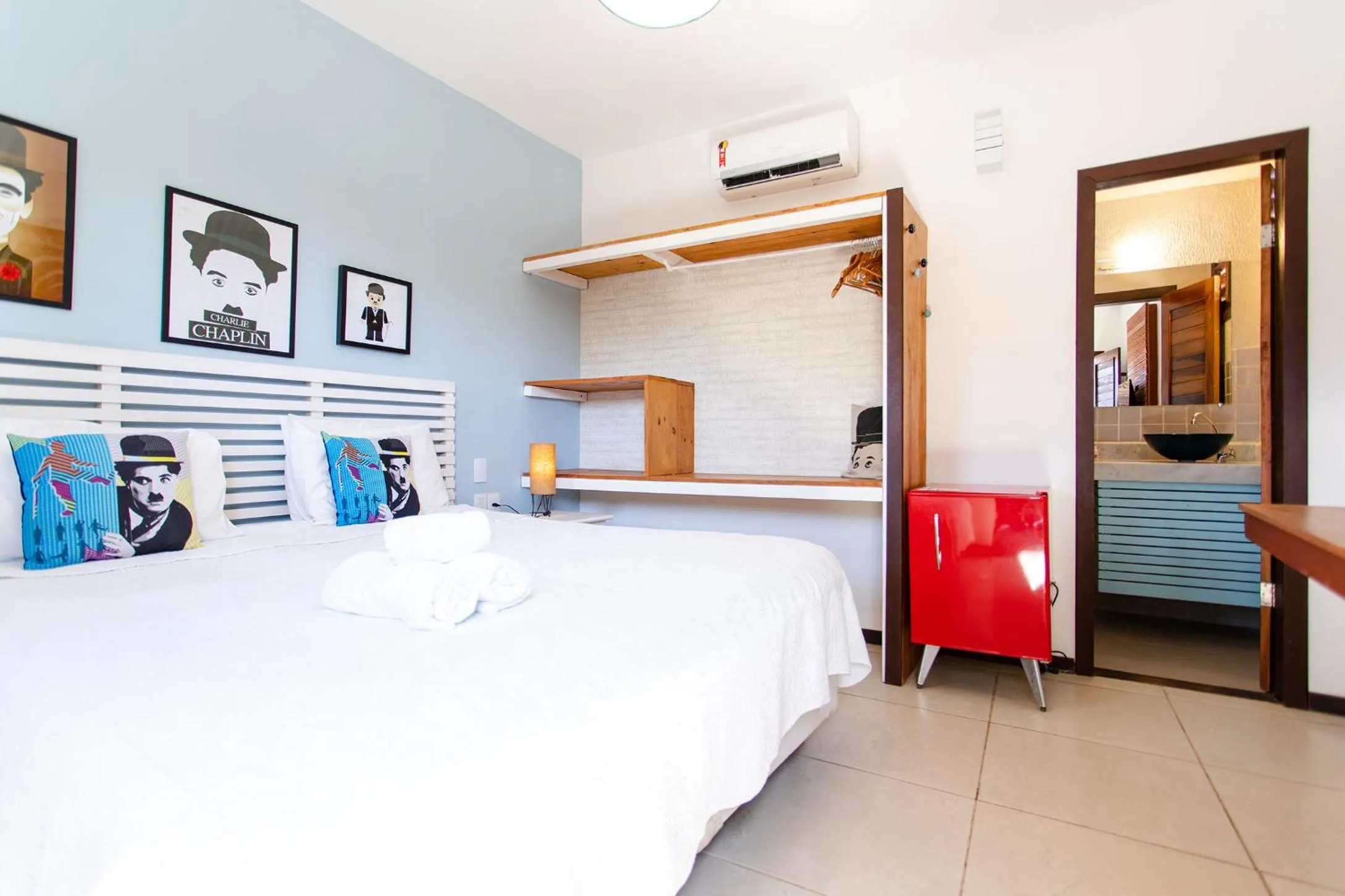 Bed in Pousada La Vie Jeri