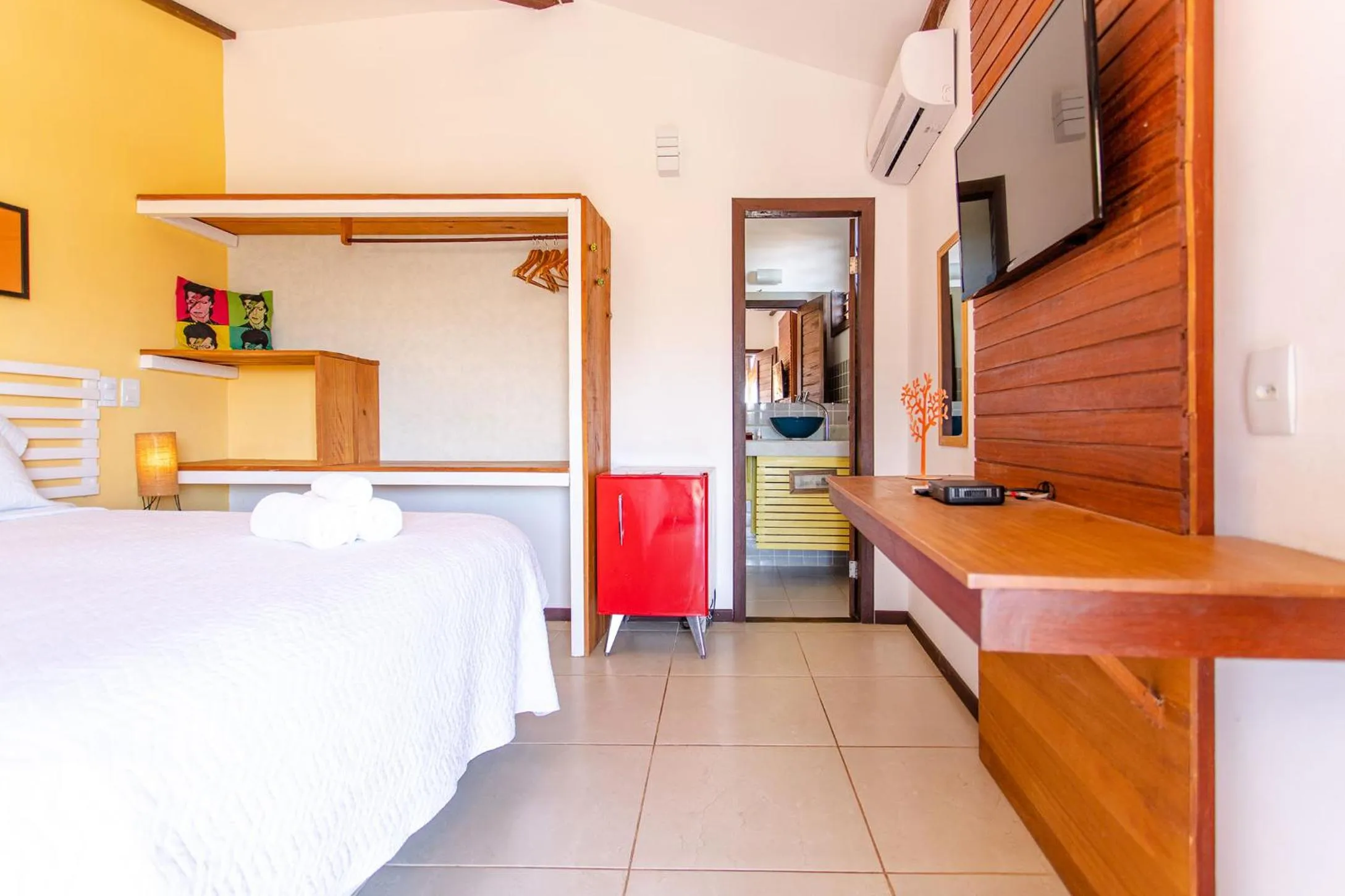 Bed in Pousada La Vie Jeri