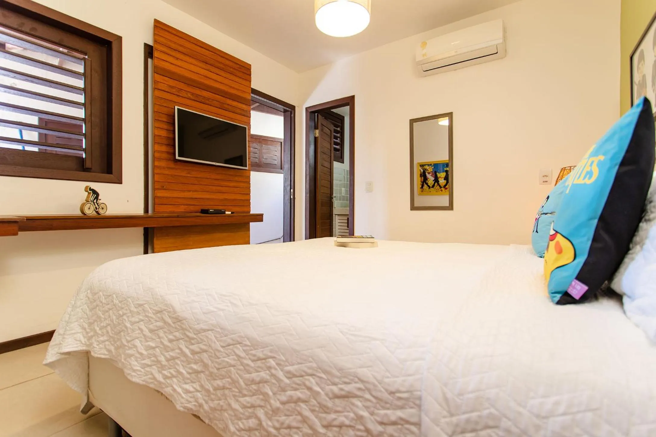 Bed in Pousada La Vie Jeri