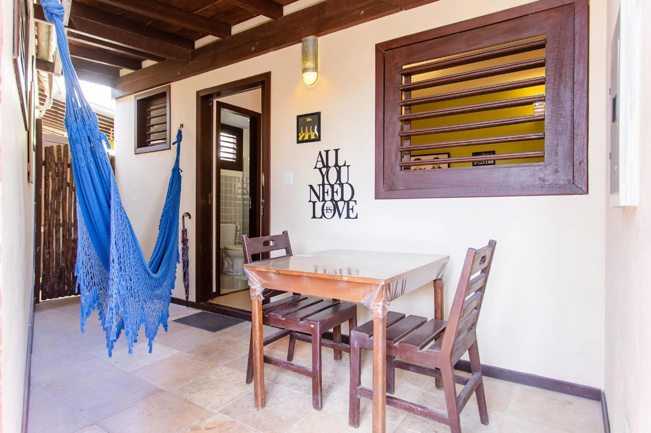 Patio in Pousada La Vie Jeri