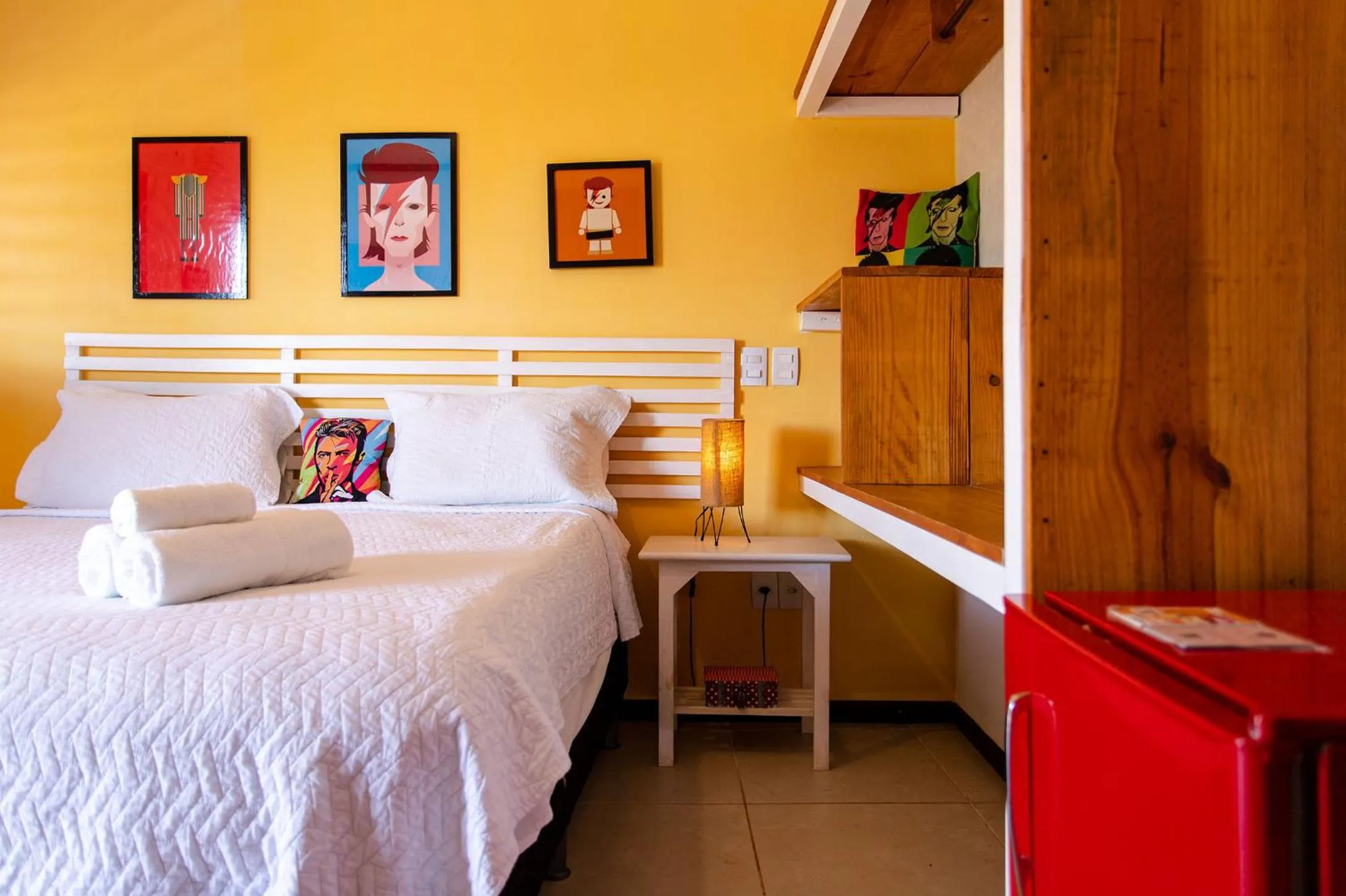 Bed in Pousada La Vie Jeri