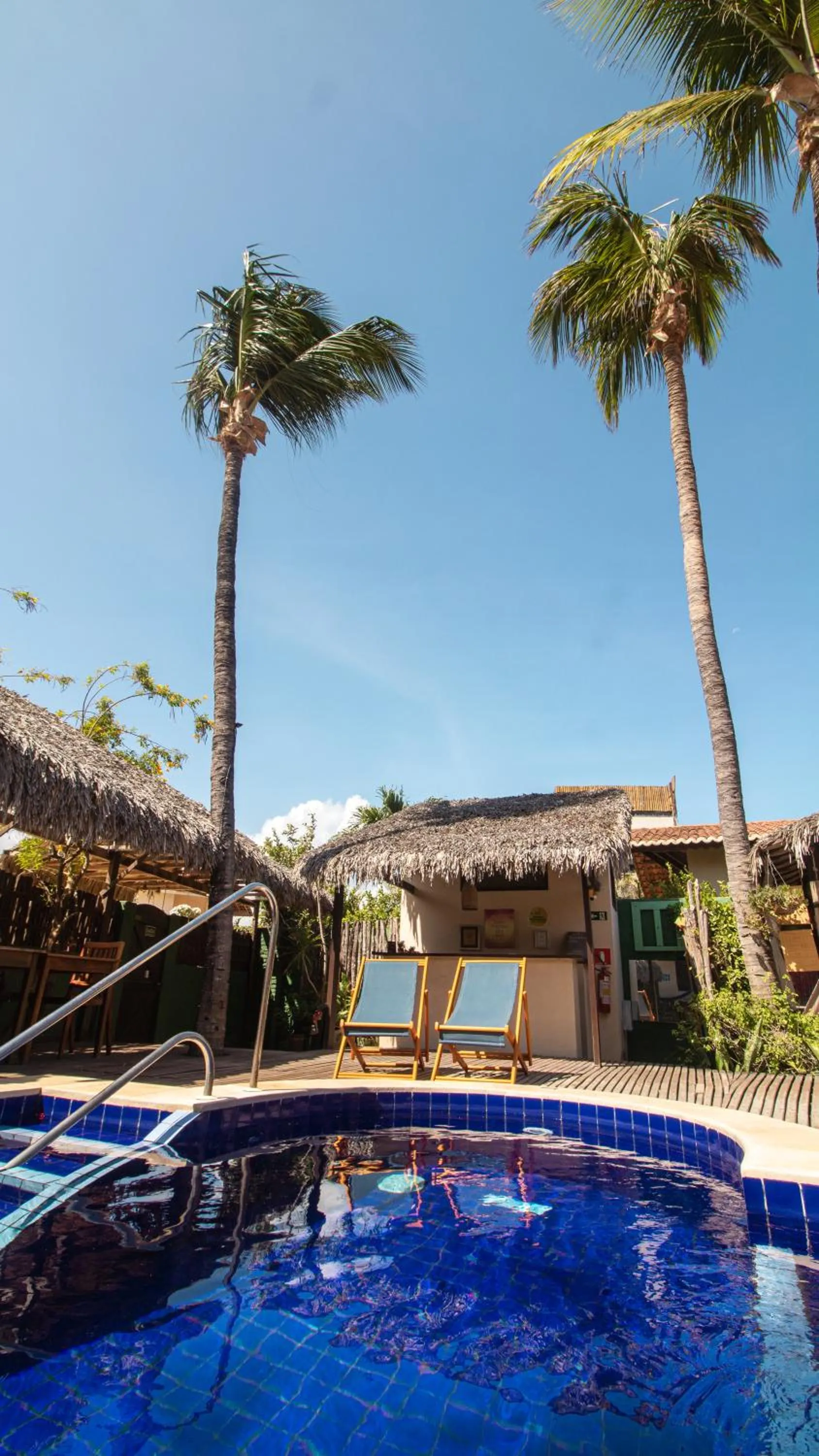 Swimming pool in Pousada La Vie Jeri