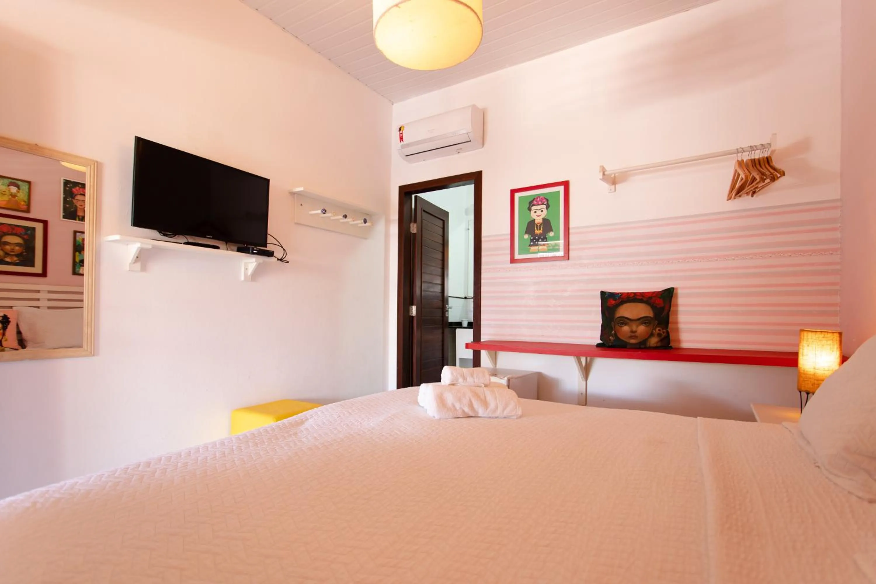 Bed in Pousada La Vie Jeri