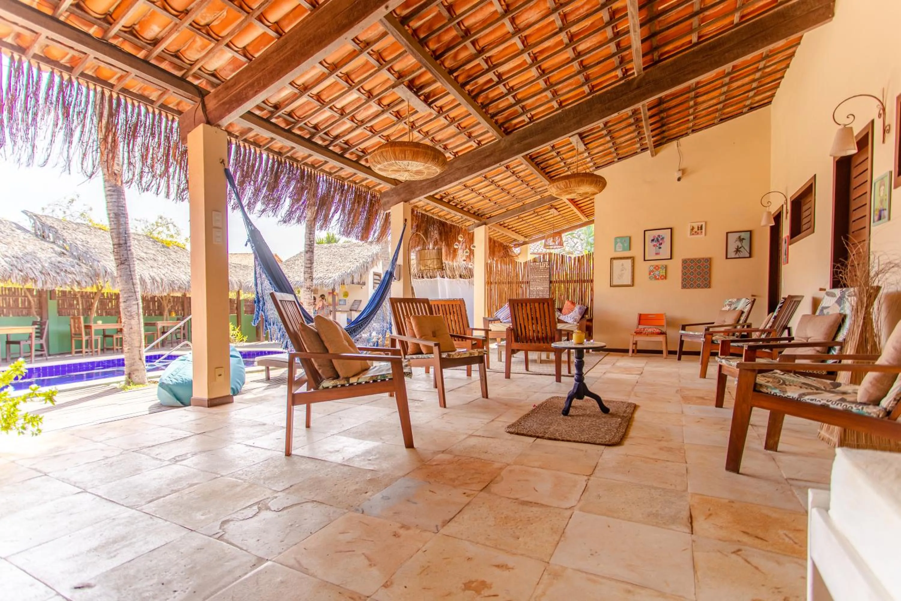 Patio in Pousada La Vie Jeri