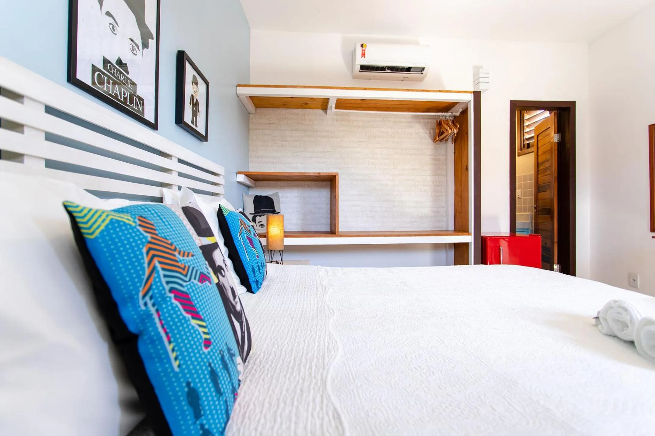 Bed in Pousada La Vie Jeri