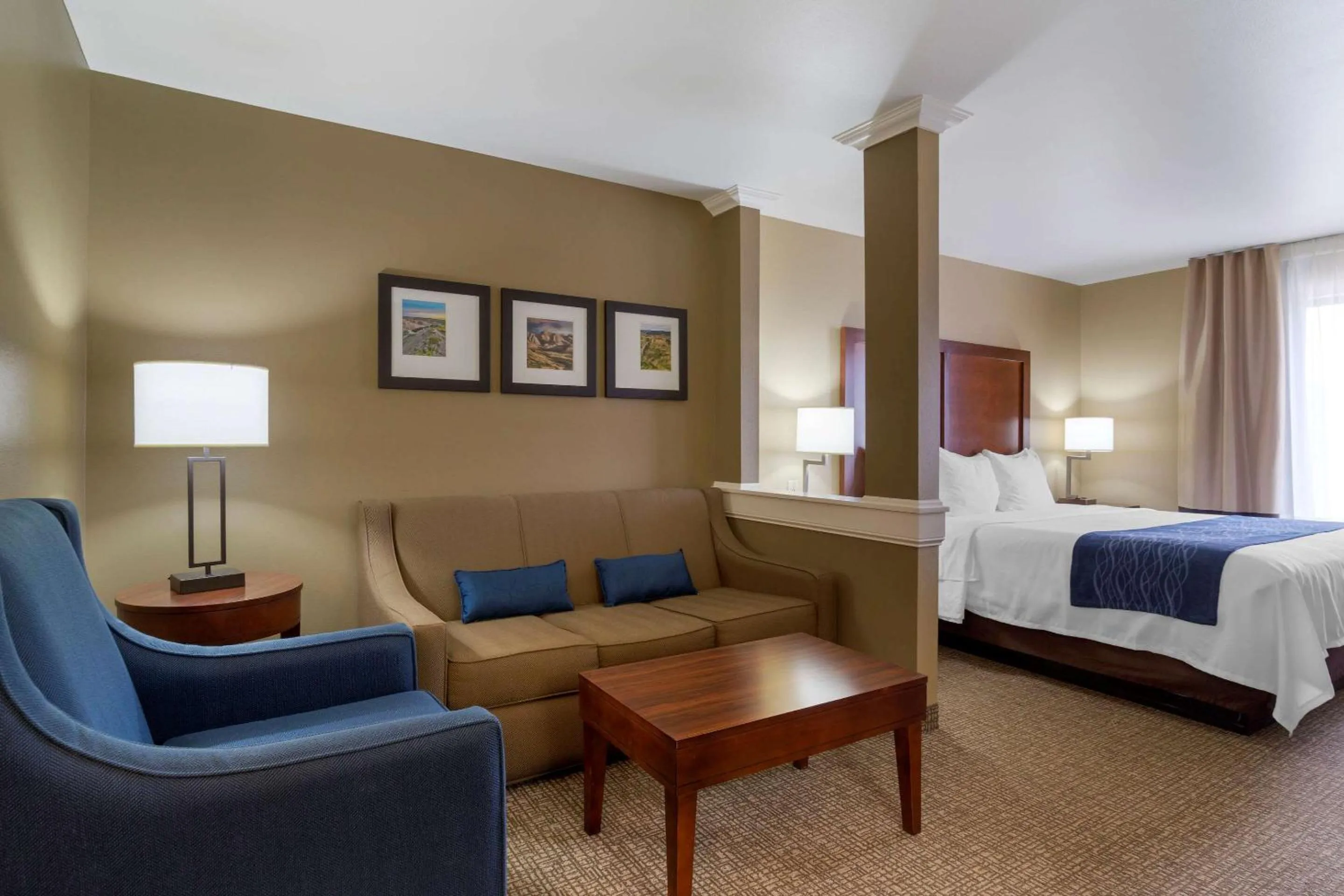Photo of the whole room, Bed in Comfort Inn & Suites Mandan - Bismarck