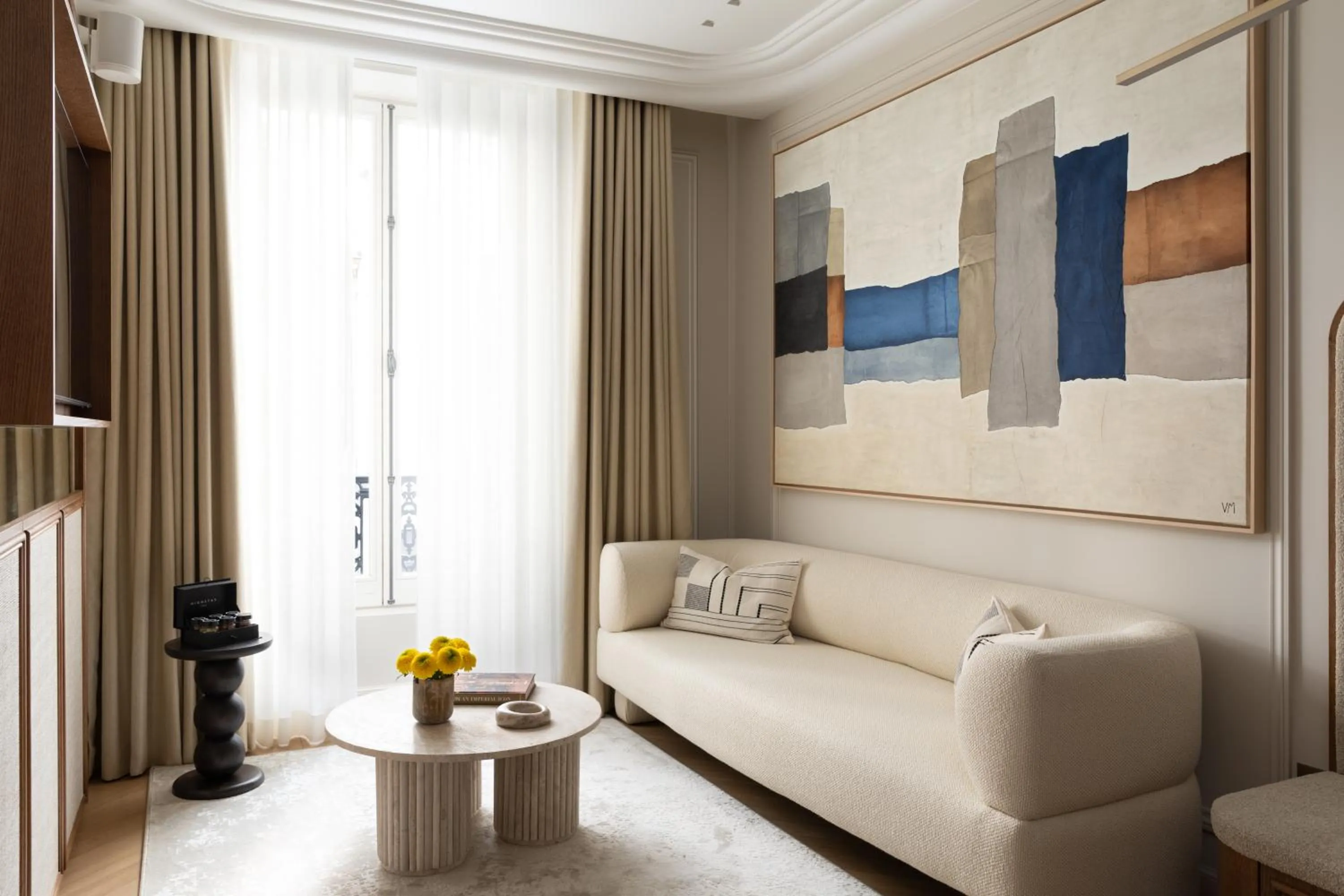 Living room in HIGHSTAY - Luxury Serviced Apartments - Bourse