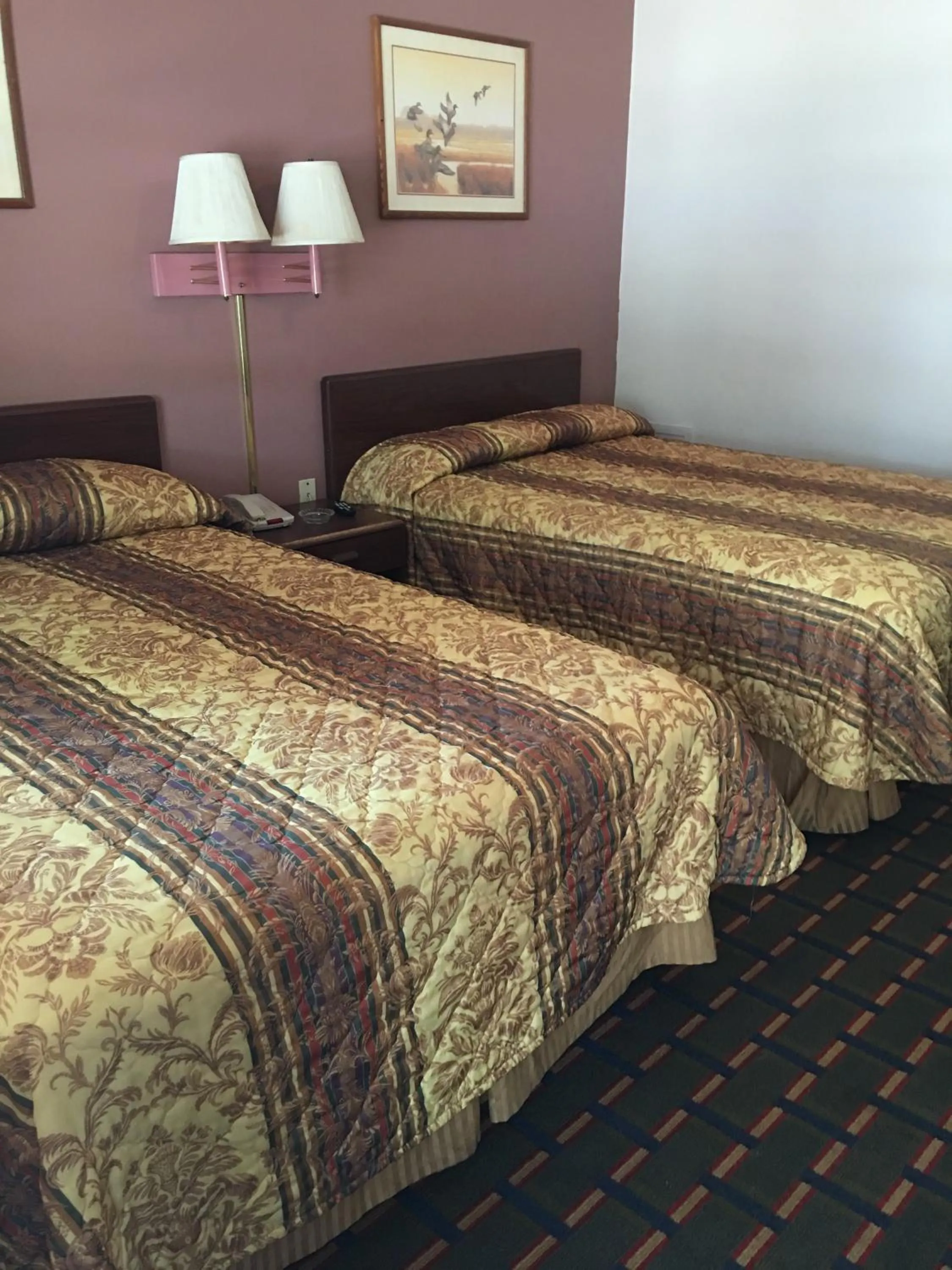 Bed in Best Value Inn Motel Sandusky