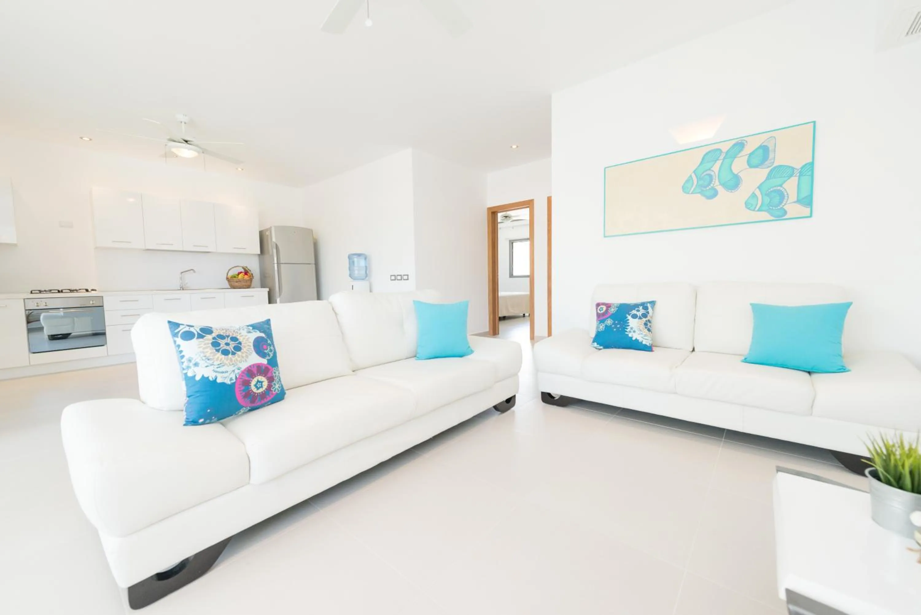 Living room, Bed in Aligio Apart-hotel & Spa - Las Terrenas