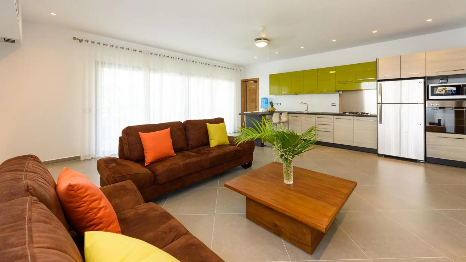 Kitchen or kitchenette in Aligio Apart-hotel & Spa - Las Terrenas