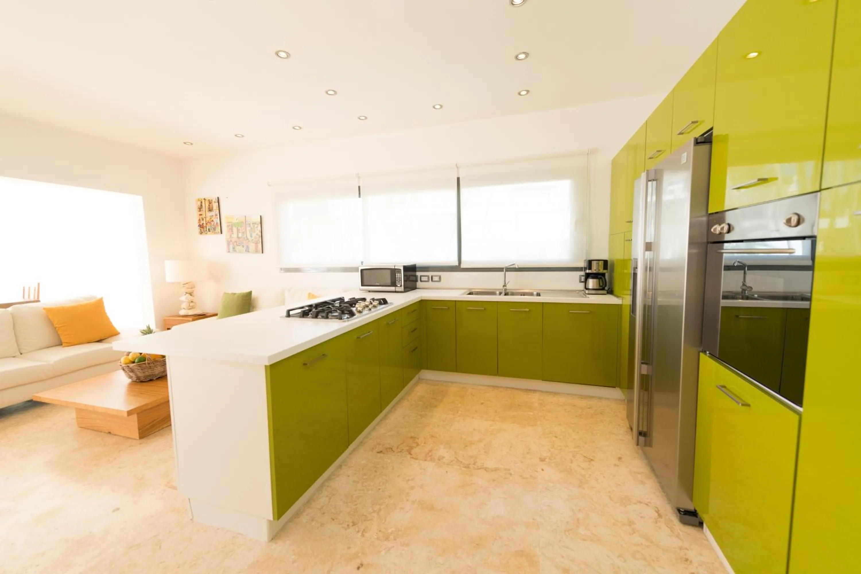 Kitchen or kitchenette in Aligio Apart-hotel & Spa - Las Terrenas