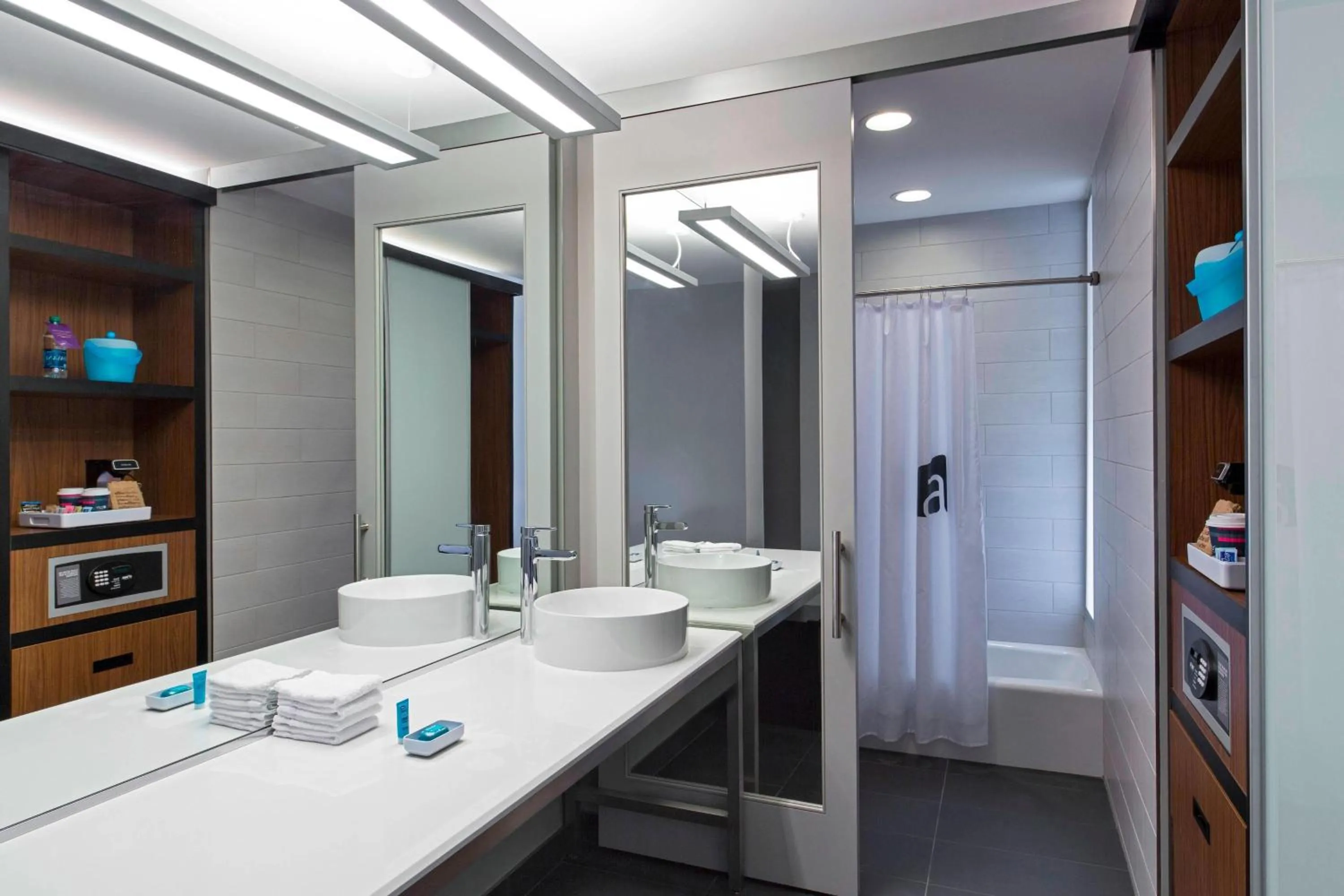 Bathroom in Aloft New Orleans Downtown