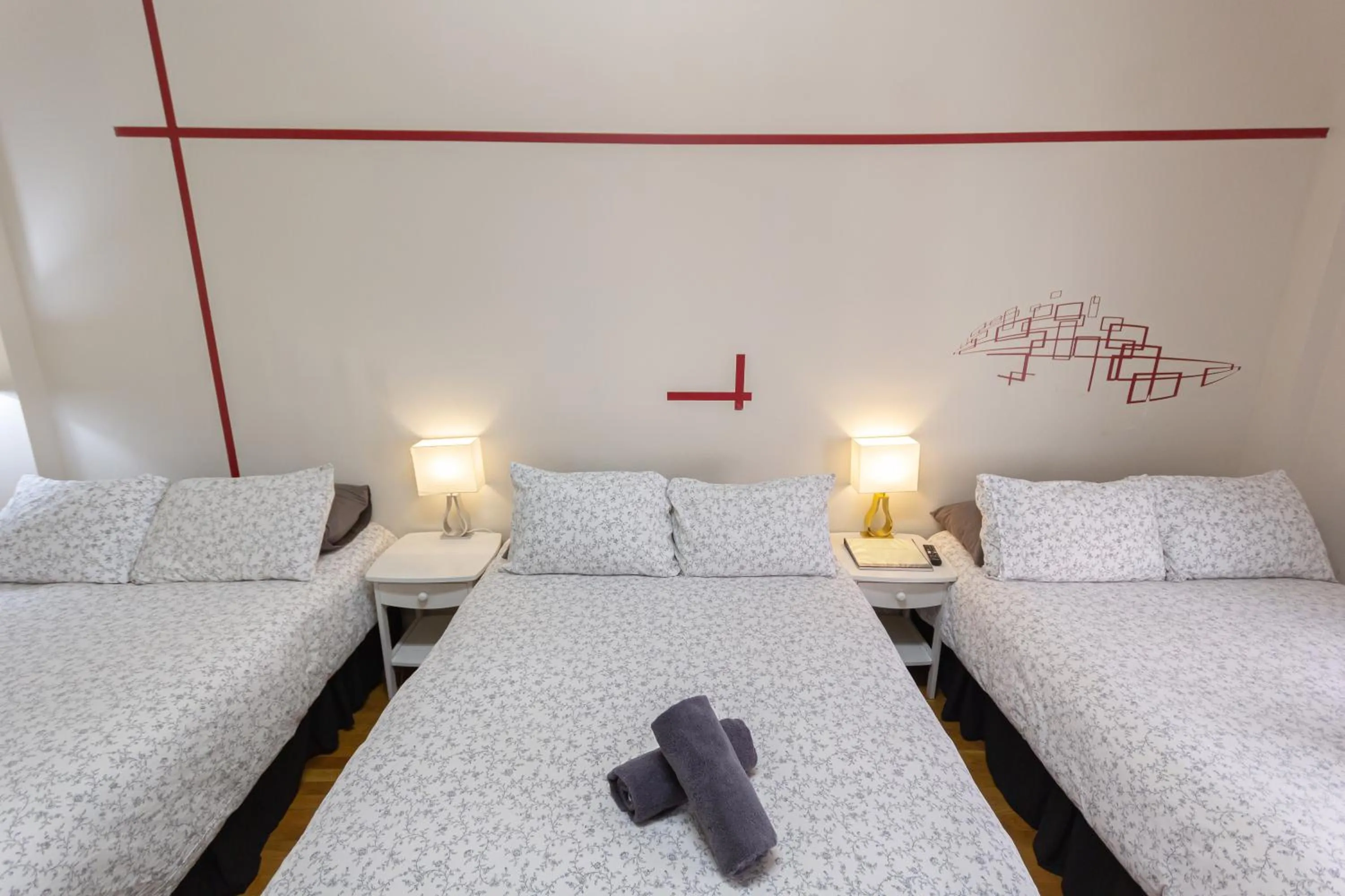 Bed in Studio Plus - Cozy Apartments