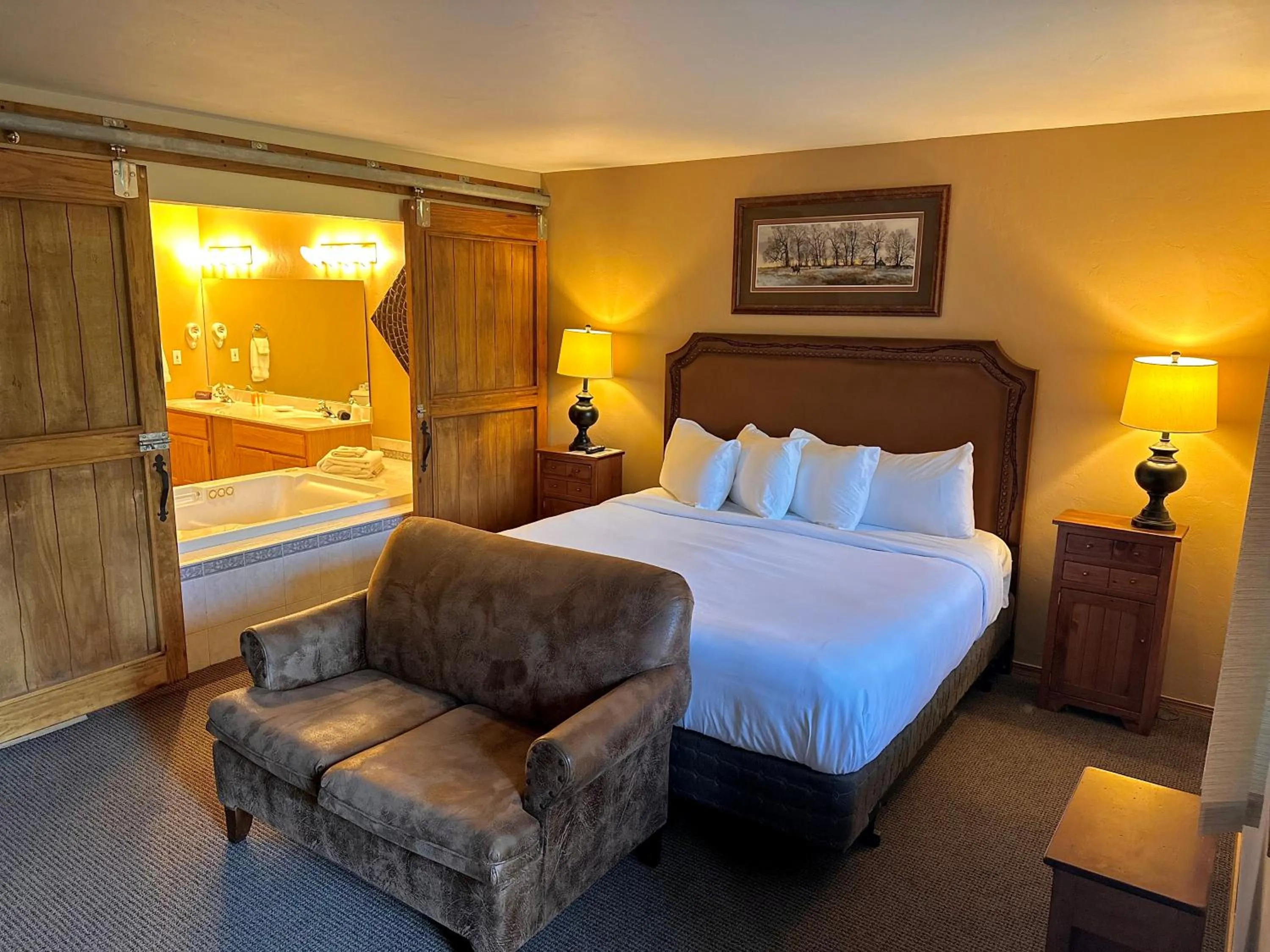 Bed in The Lodge at Leathem Smith