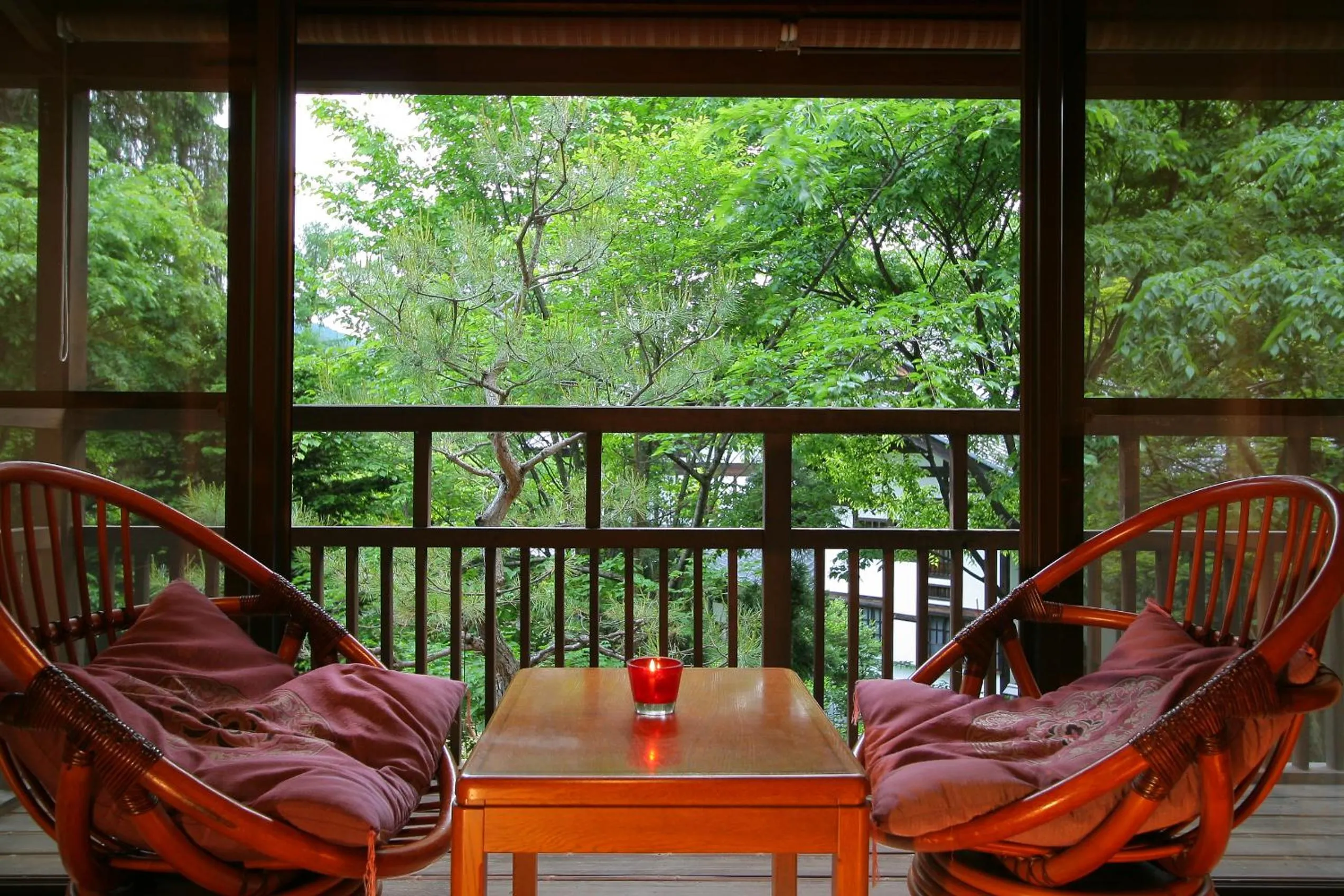 Garden view in Senjukaku