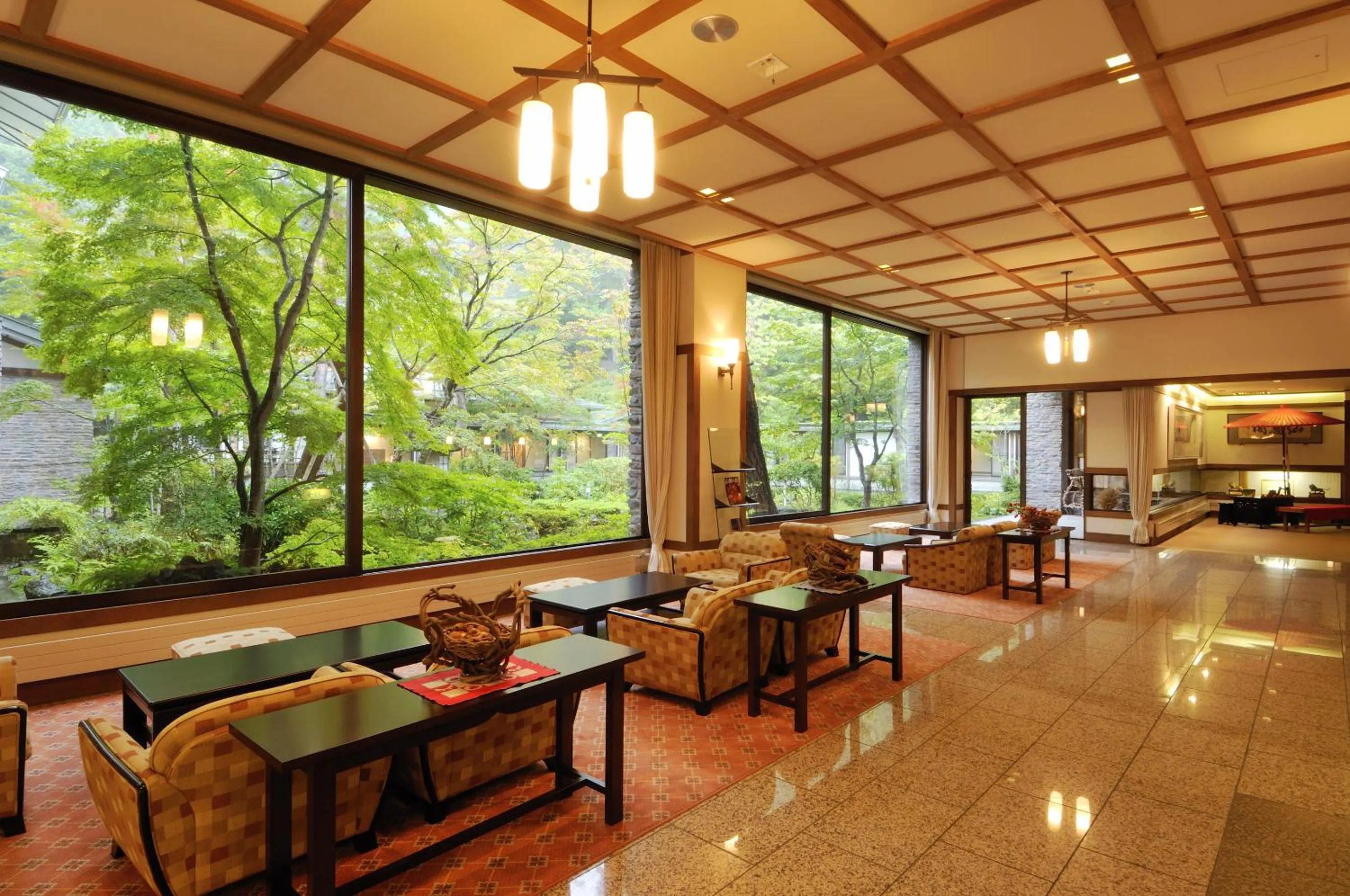 Lobby or reception in Senjukaku