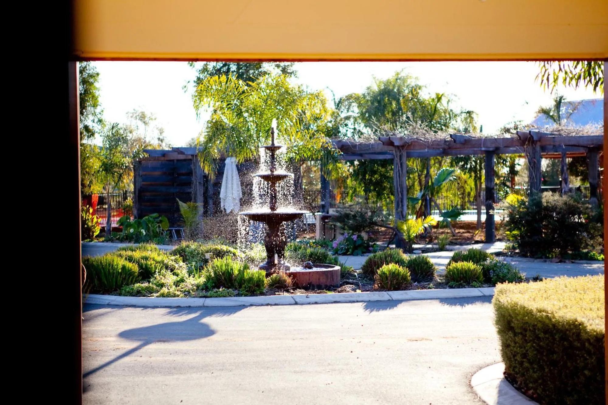 Garden in Perricoota Vines Retreat