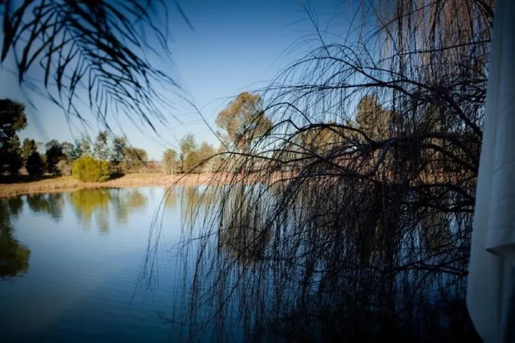 Fishing in Perricoota Vines Retreat