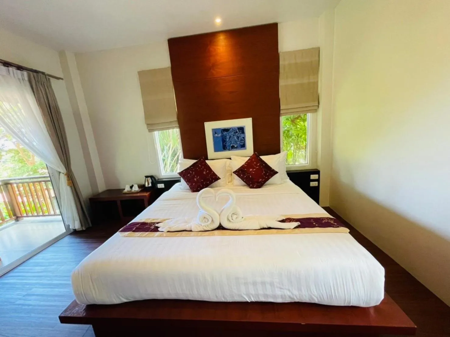 Bed in Bakantiang Resort