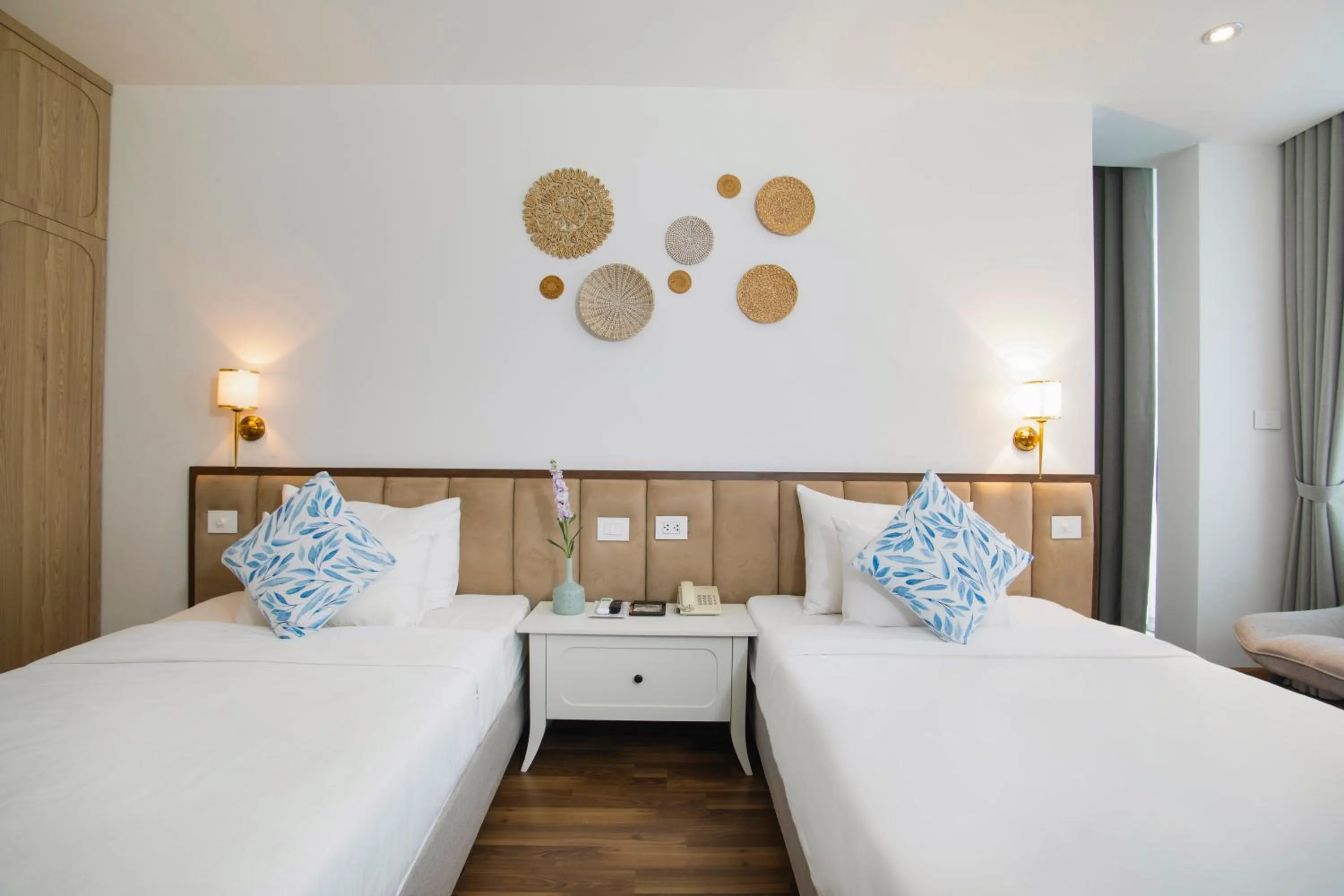 Bed in Western Hanoi Hotel