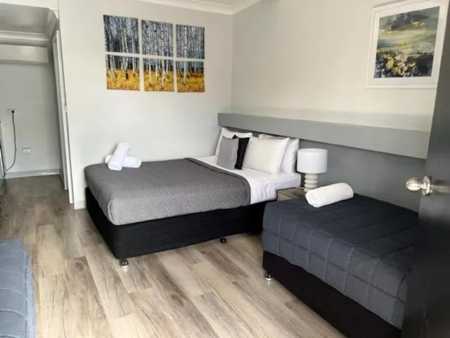 Bed in Jackie Howe Motel