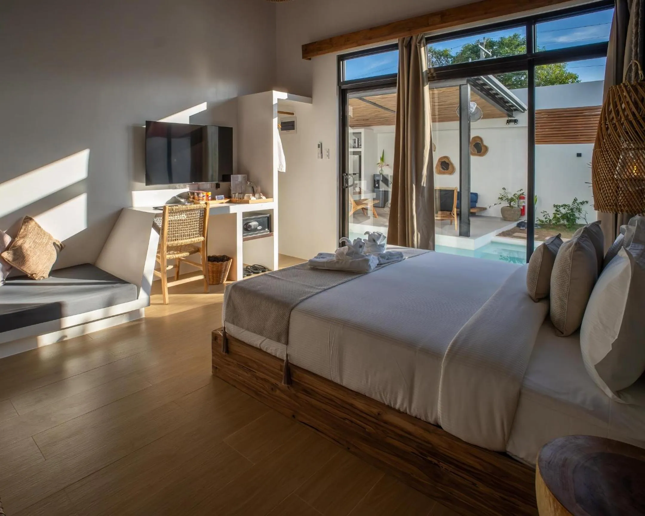 Bedroom, Bed in Villa Kasadya