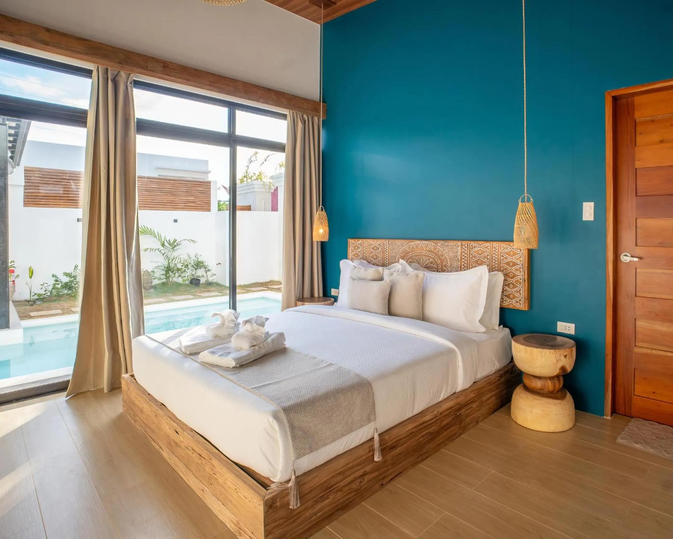 Bedroom, Bed in Villa Kasadya