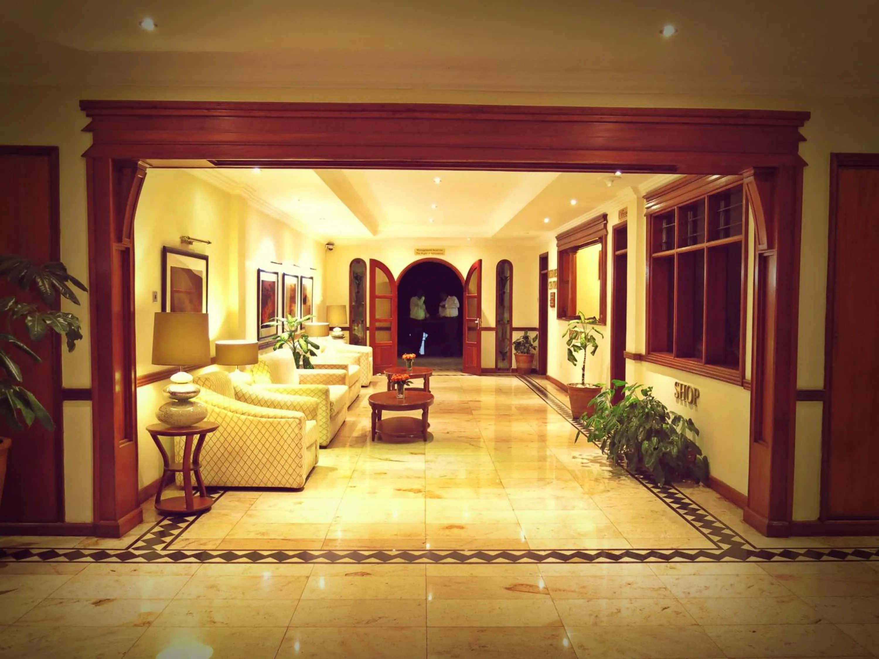 Lobby or reception in Sovereign Hotel