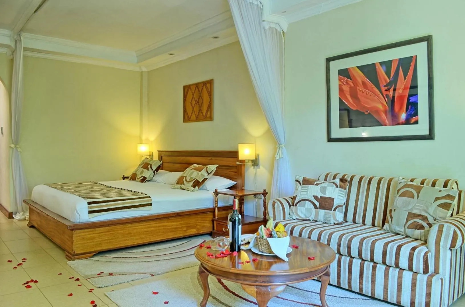 Bed in Sovereign Hotel