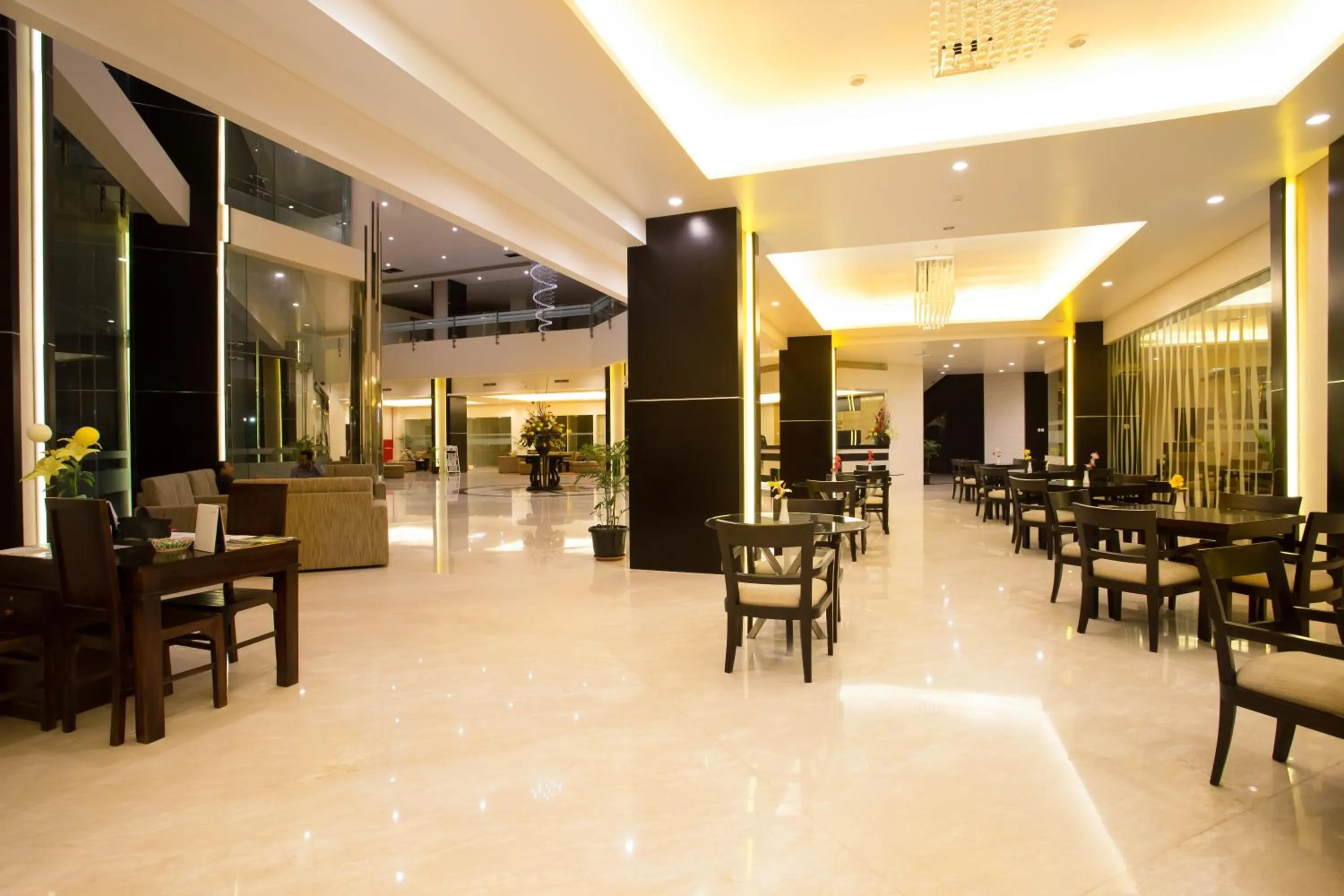 Lobby or reception in Golden Palace Hotel Lombok