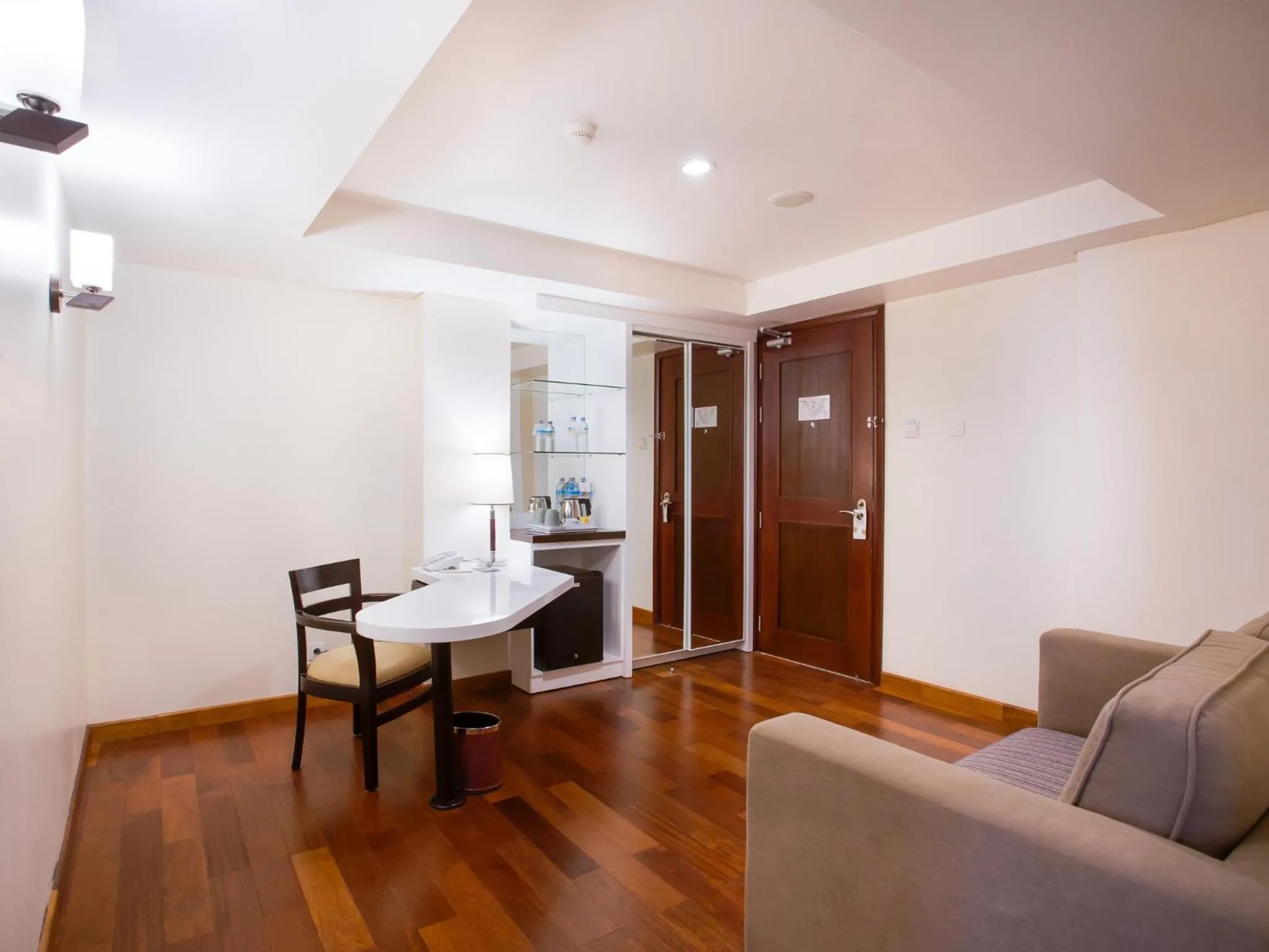 Seating area in Golden Palace Hotel Lombok