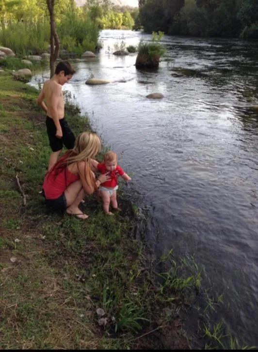 Fishing in Sequoia River Front Cabins