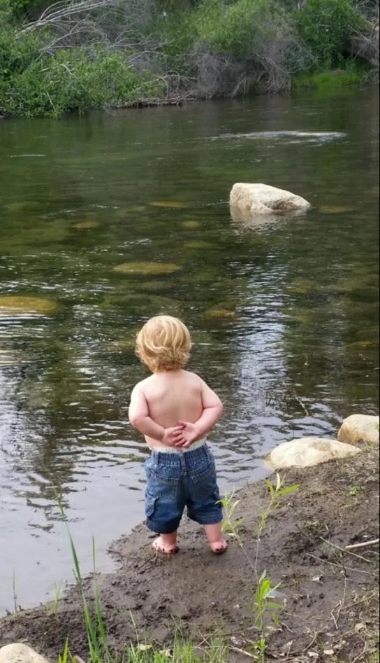 People in Sequoia River Front Cabins