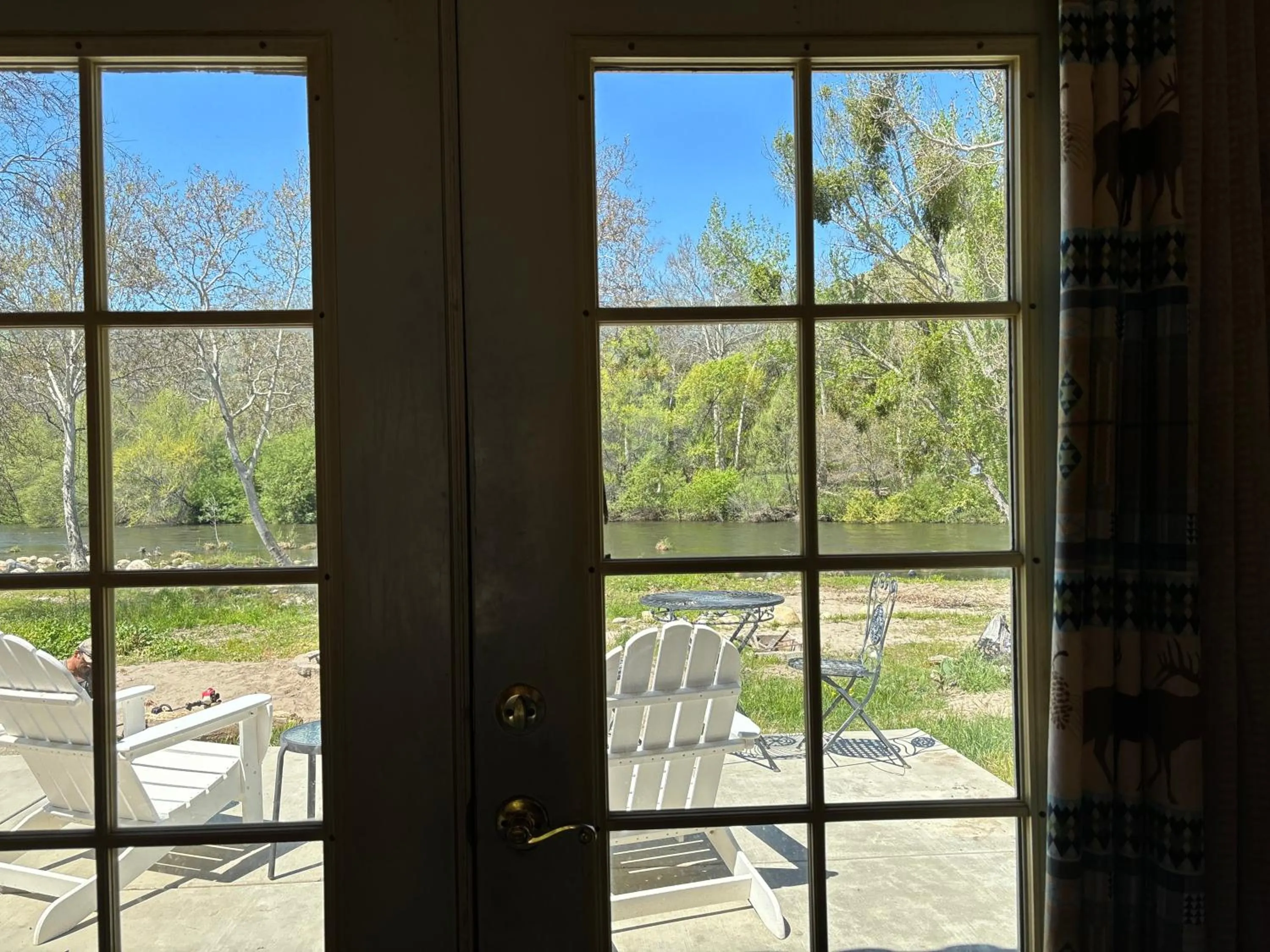 View (from property/room) in Sequoia River Front Cabins