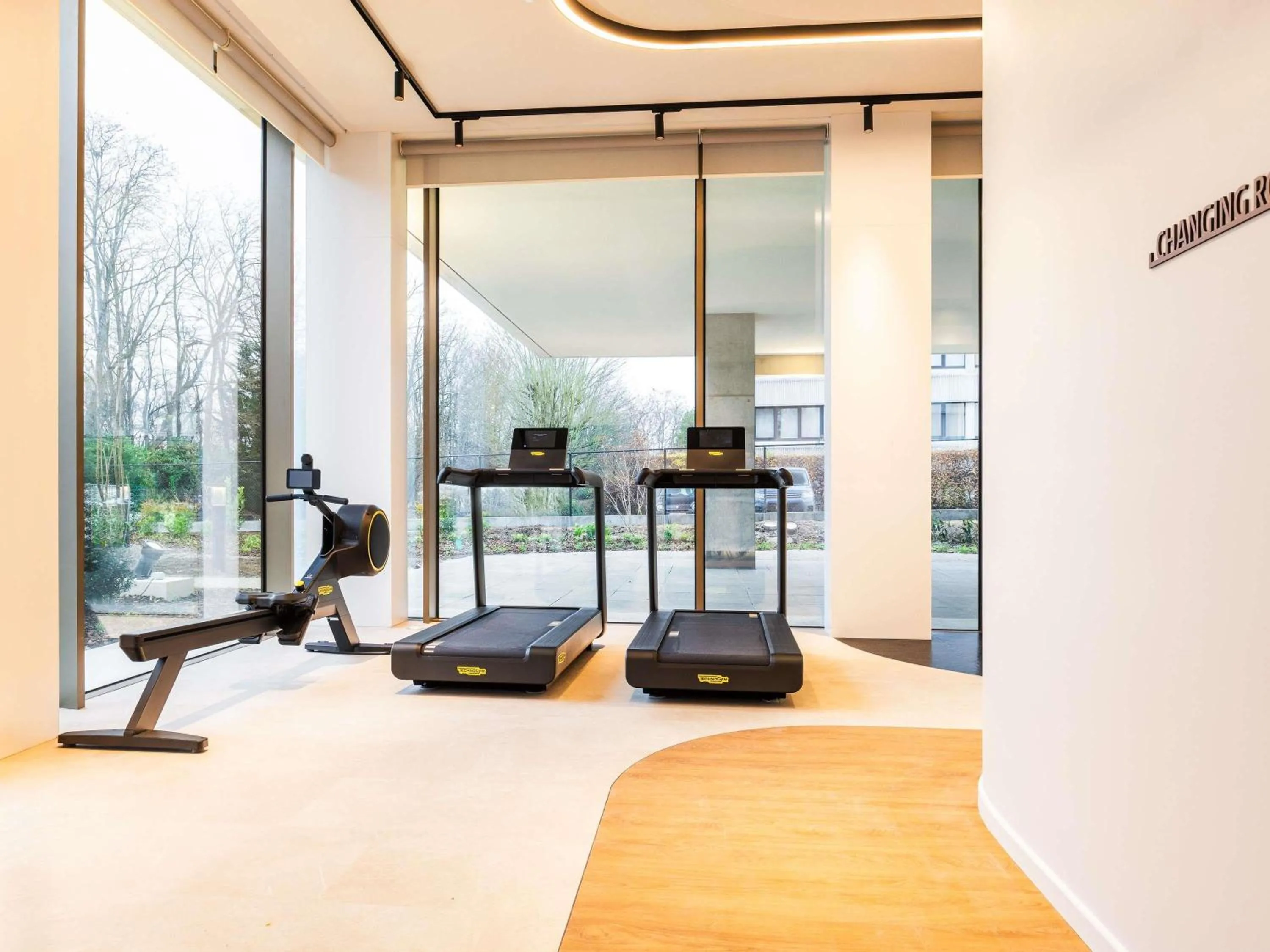 Fitness centre/facilities in Mövenpick hotel Brussels airport