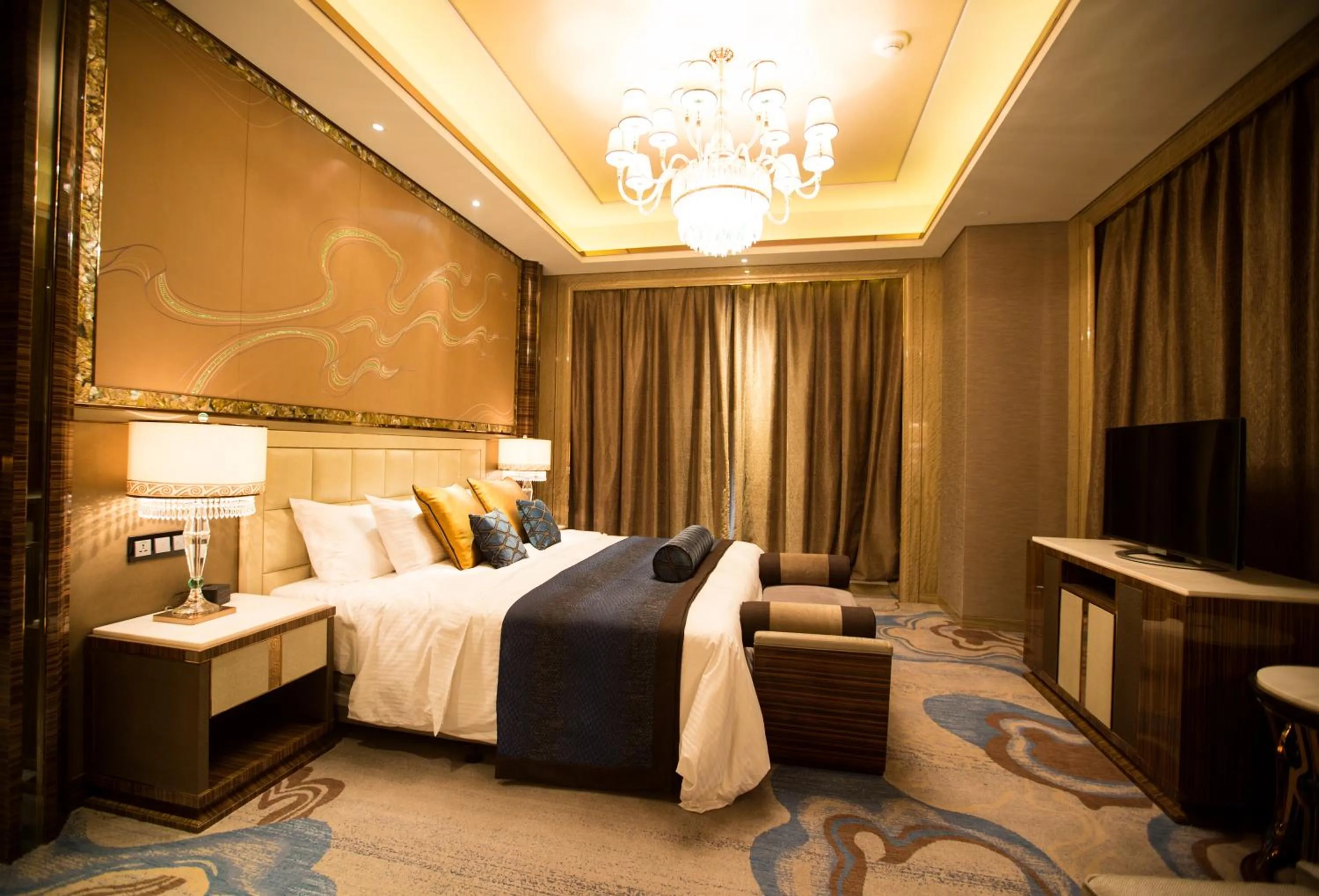 Bed in Wanda Vista Lanzhou