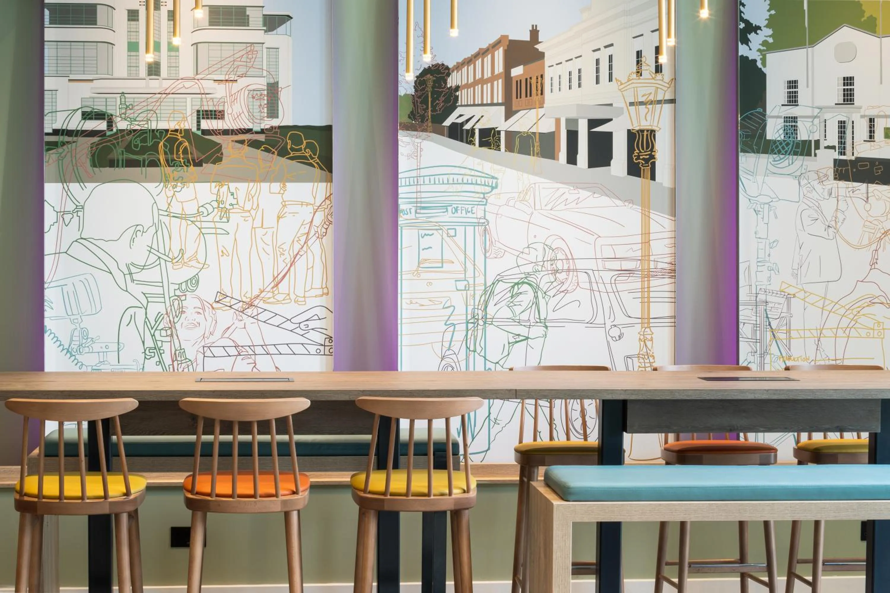 Lobby or reception in Hampton By Hilton Nuneaton