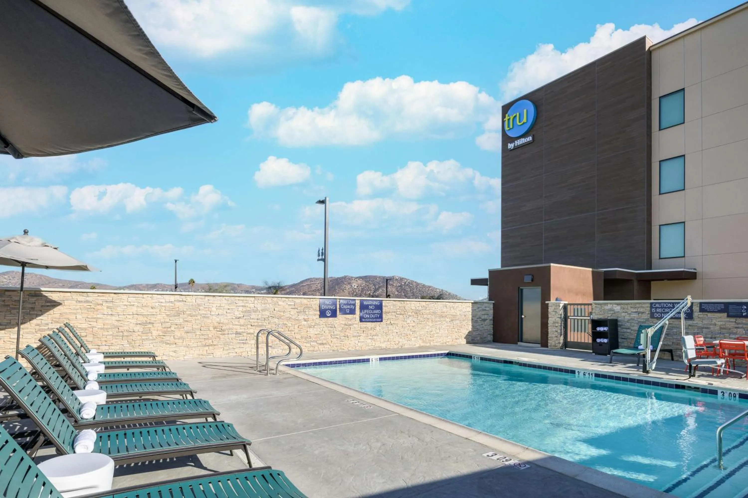 Pool view in Tru by Hilton Norco Eastvale