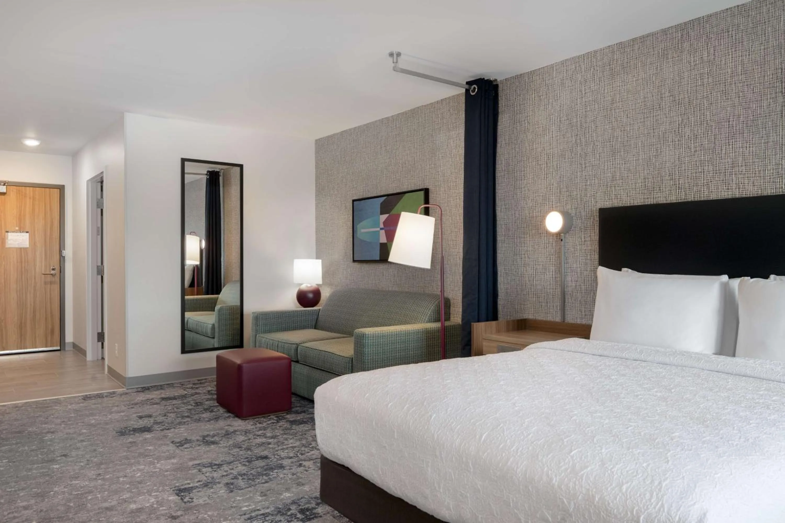 Bed in Home2 Suites By Hilton Sheboygan