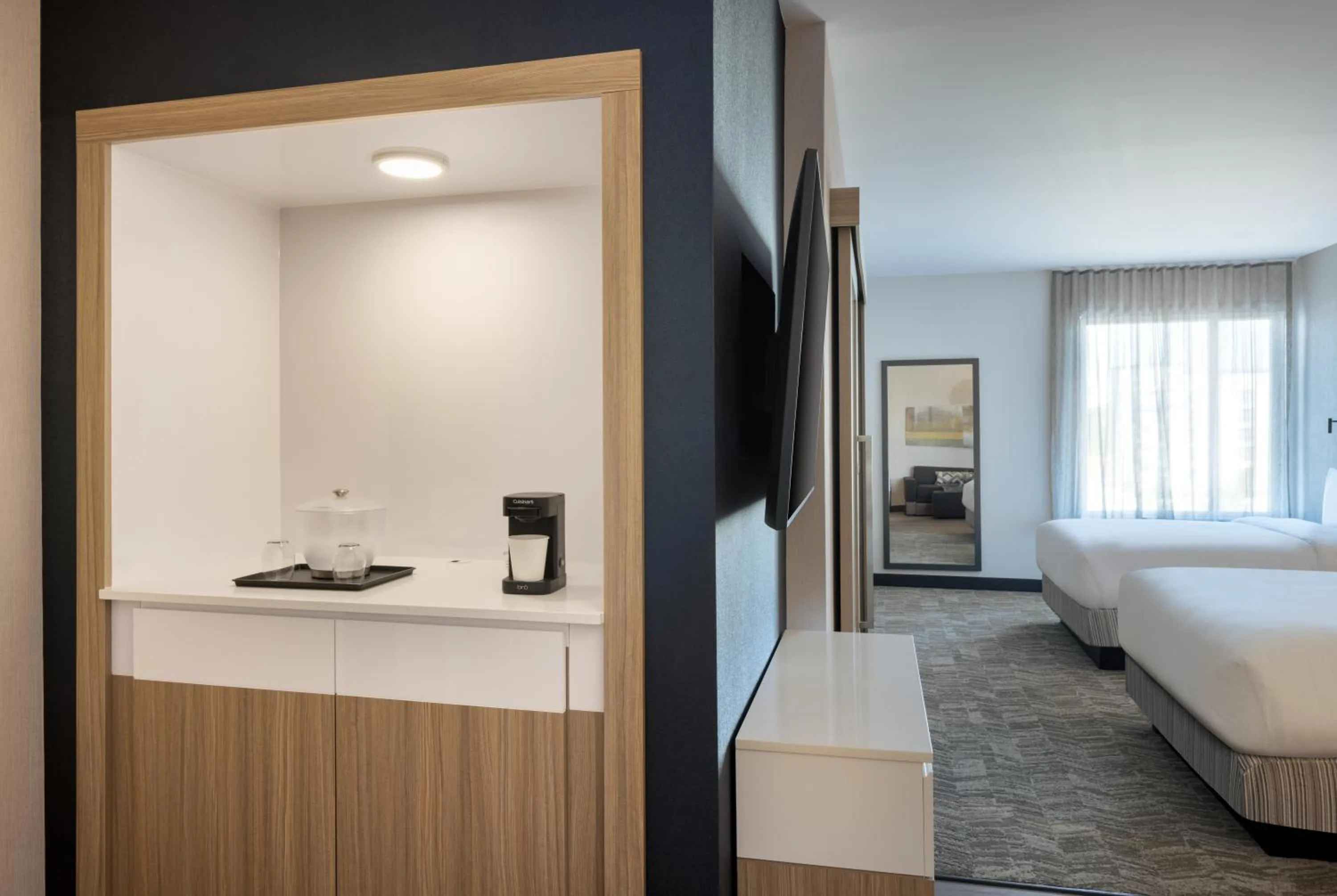 Coffee/tea facilities, Bed in SpringHill Suites by Marriott Bowling Green