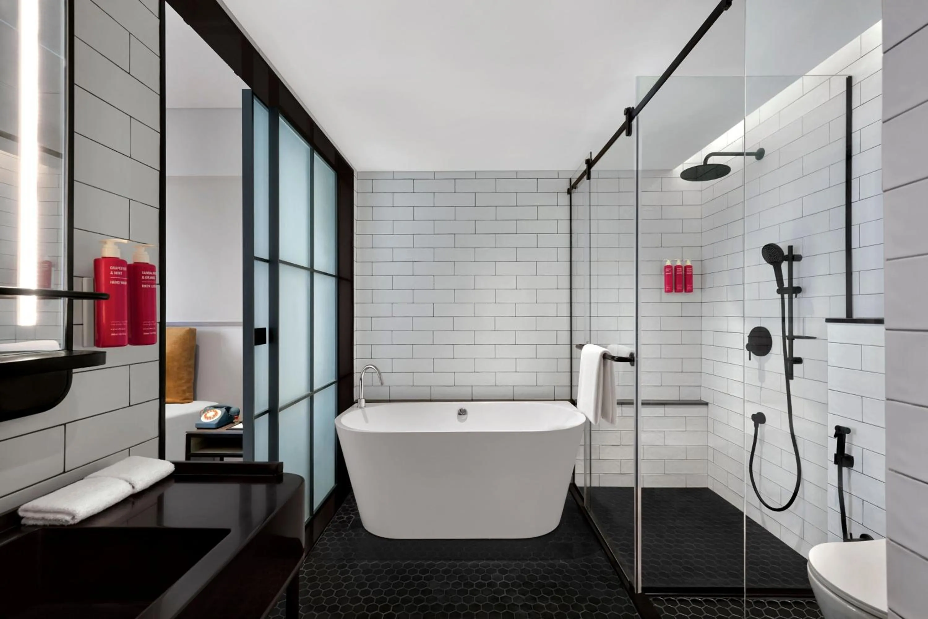 Bathroom in Moxy Mumbai Andheri West